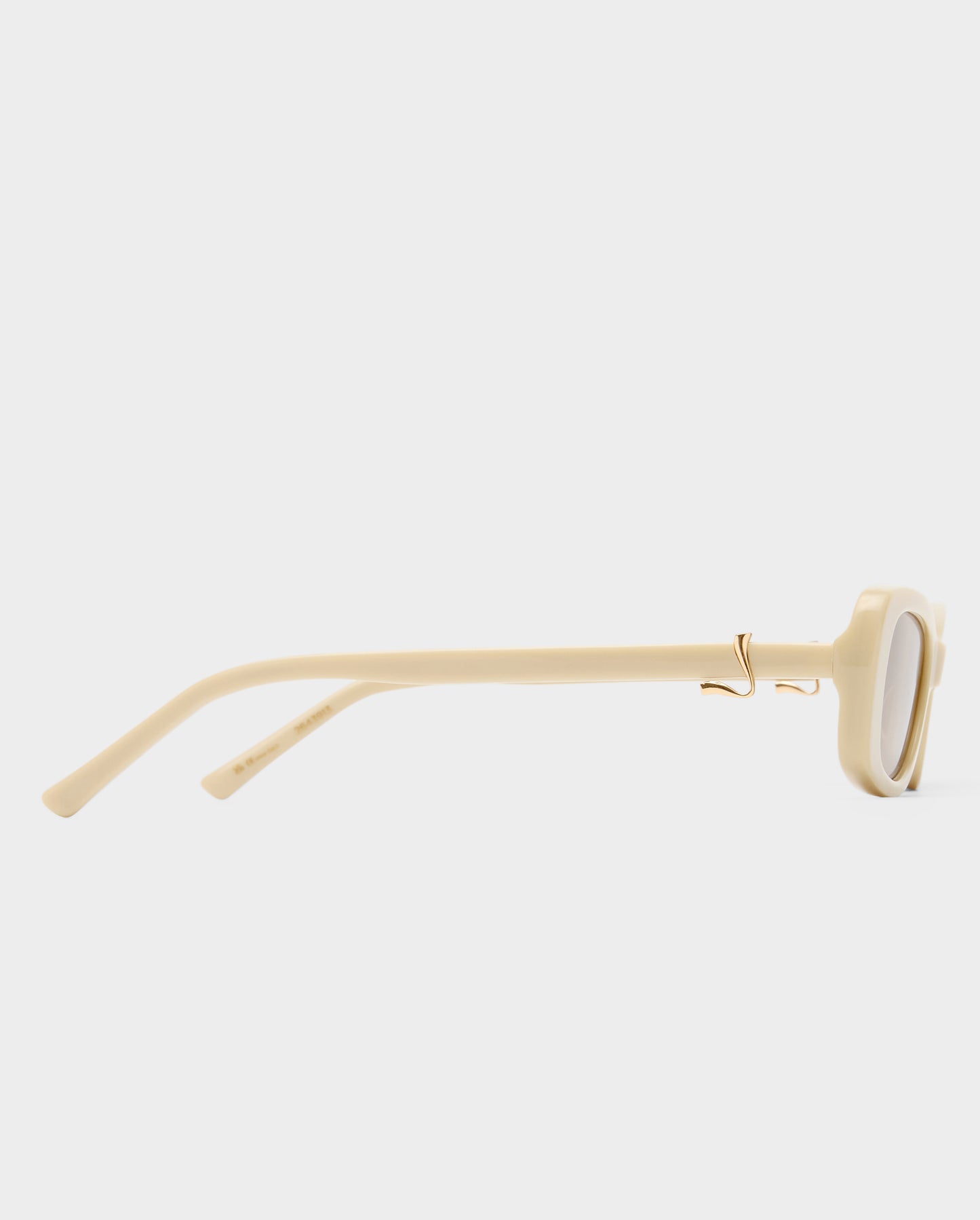The Bella Beige Female Rectangle Sunglasses | Luv Lou
