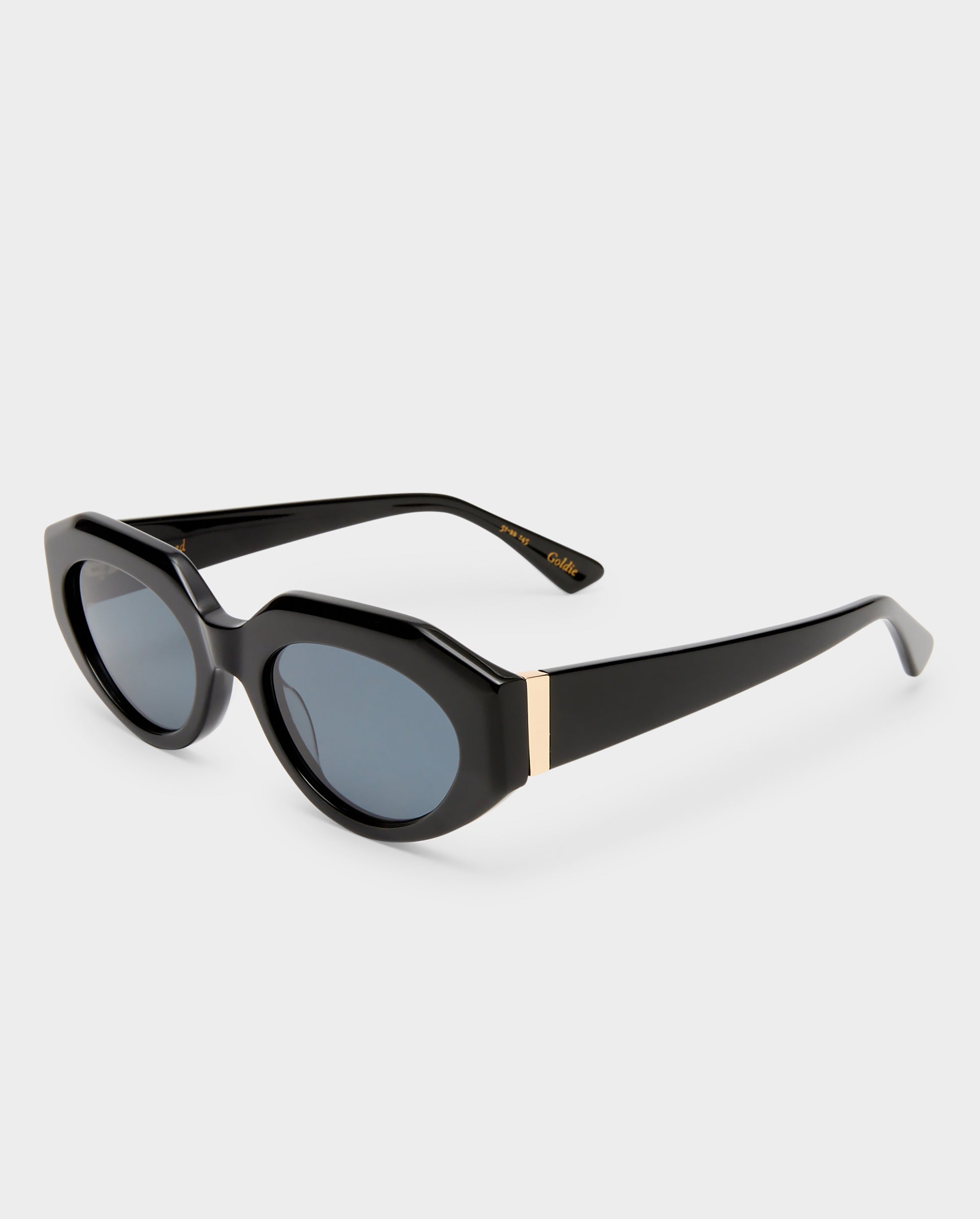 The Goldie Black Female Cat-Eye Sunglasses | Luv Lou