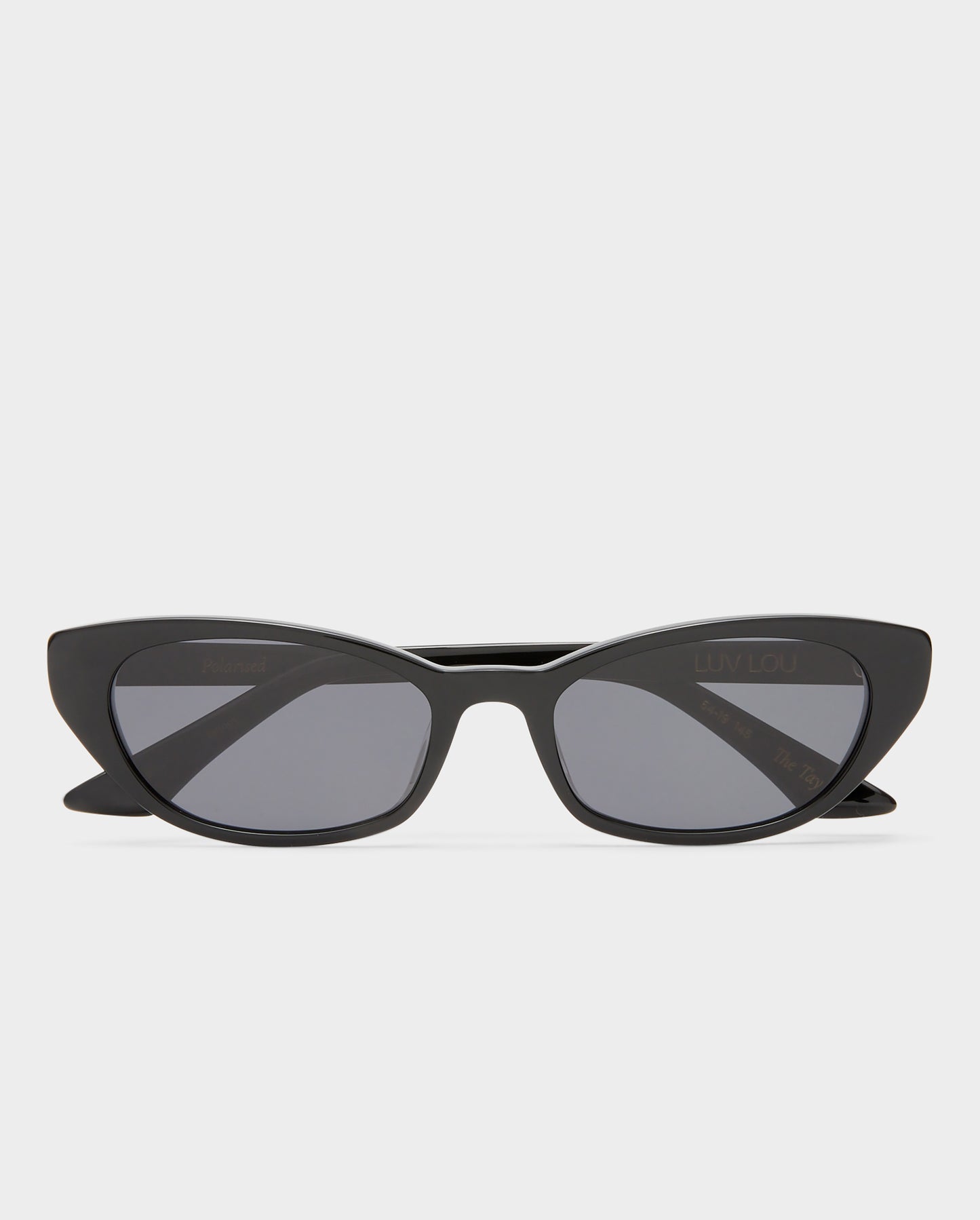 The Taylor Black Female Cat-Eye Sunglasses | Luv Lou