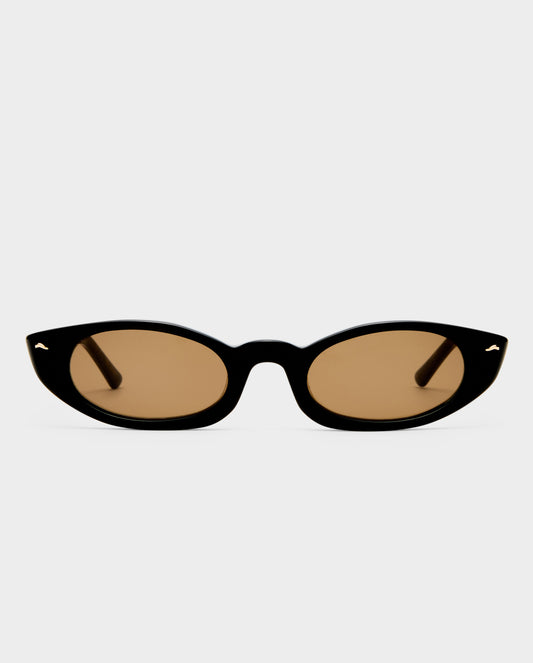 The Tortue Black Female Cat-Eye Sunglasses | Luv Lou