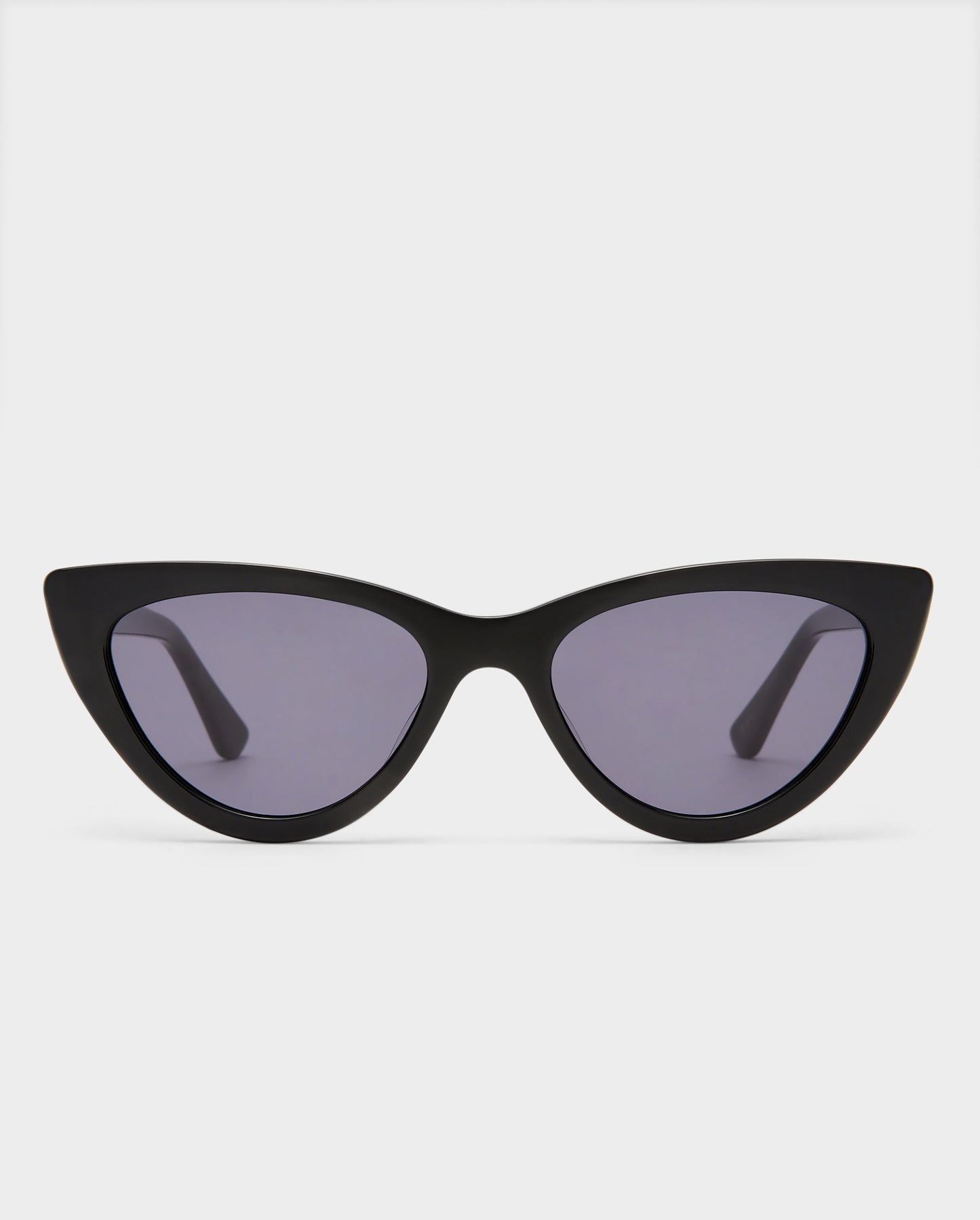 The Leui Black Female Cat-Eye Sunglasses | Luv Lou