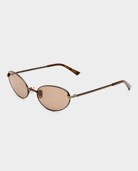 The Rose Vintage Brown Female Cat-Eye Sunglasses | Luv Lou