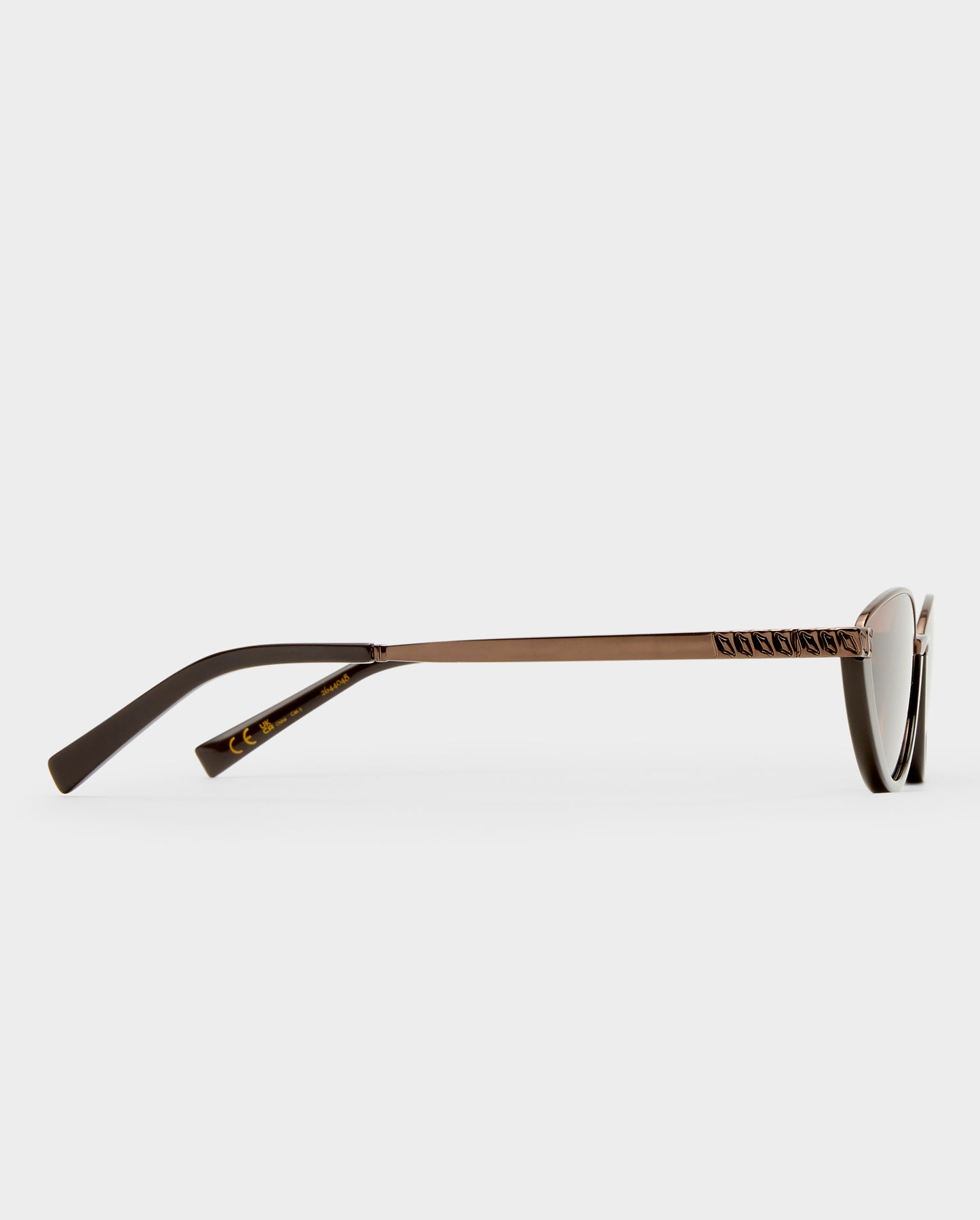 The Lia Bronze Female Cat-Eye Sunglasses | Luv Lou
