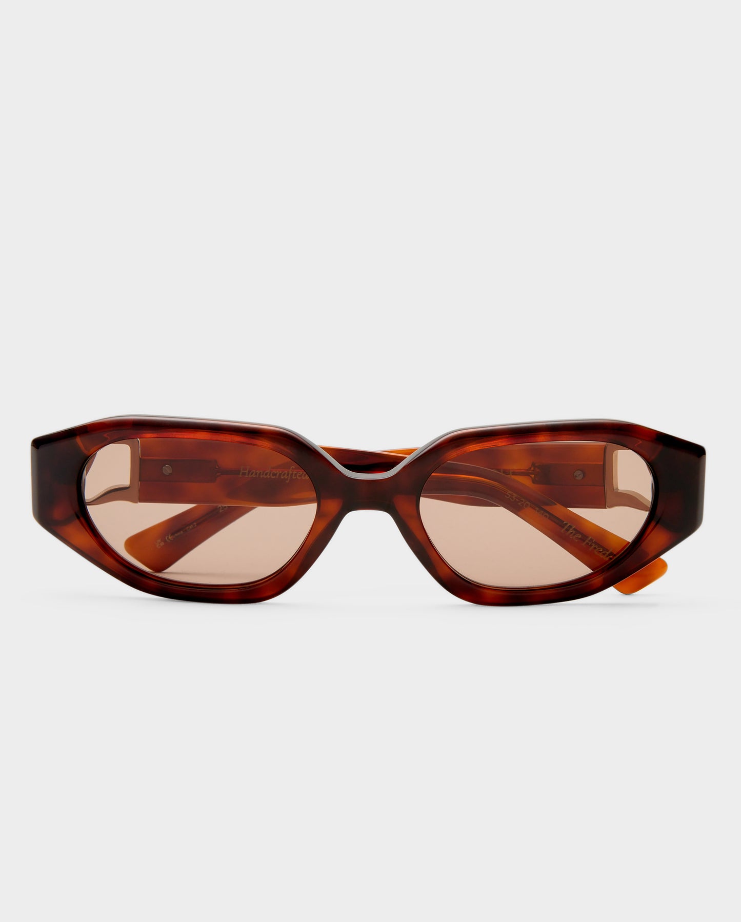 The Freddie Honey Tort Female Oval Sunglasses | Luv Lou