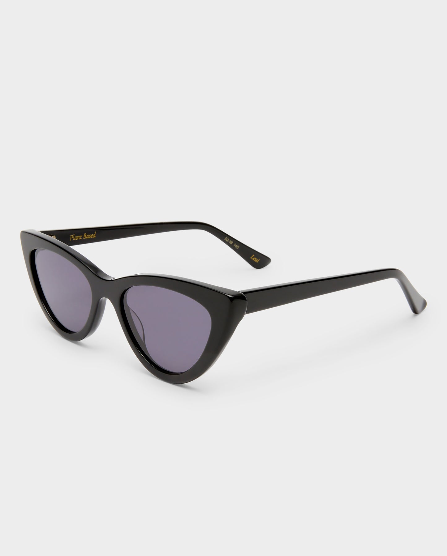 The Leui Black Female Cat-Eye Sunglasses | Luv Lou