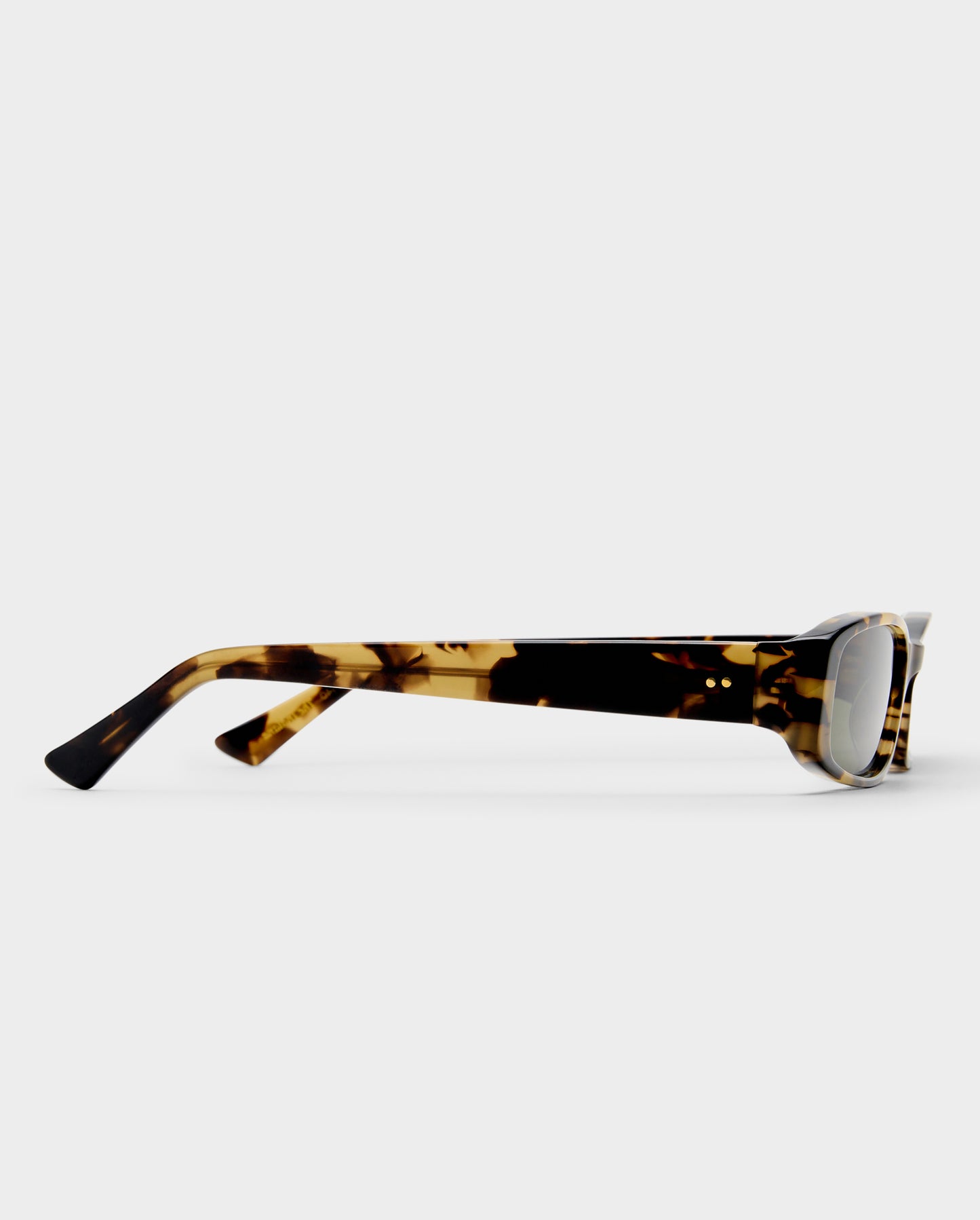 The Indiana Maple Tort Female Rectangle Sunglasses | Luv Lou