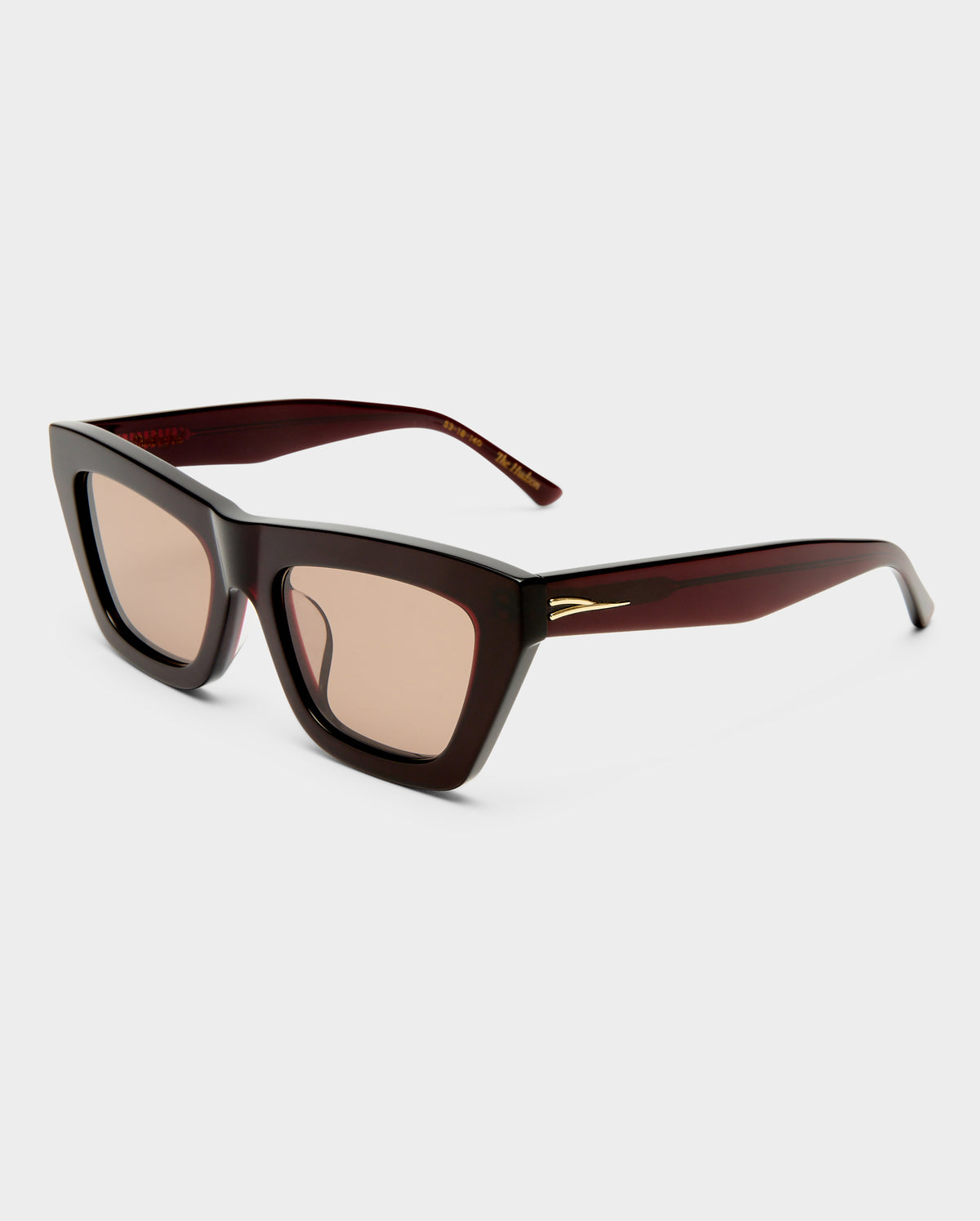 The Hudson Wine Female Cat-Eye Sunglasses | Luv Lou
