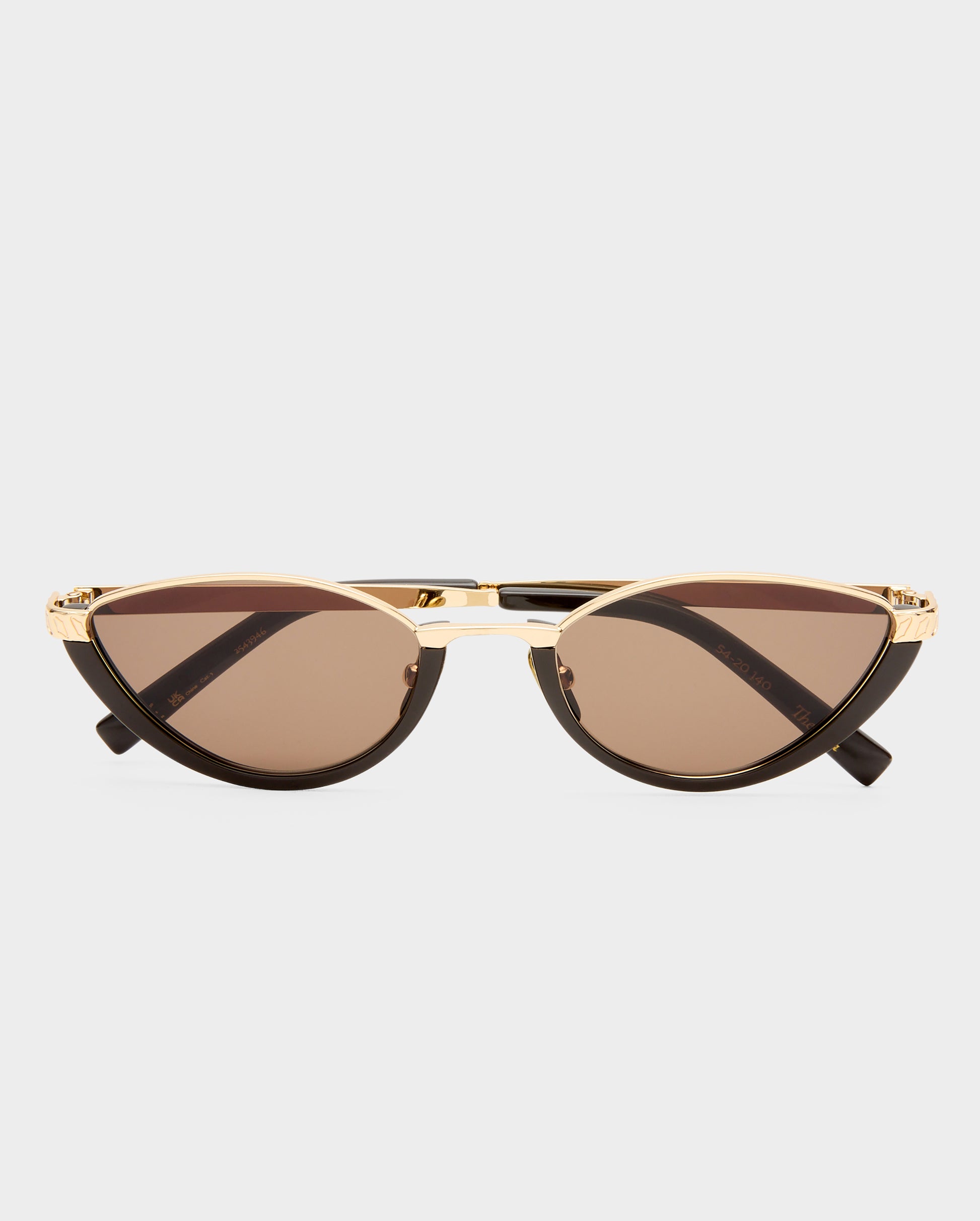 The Lia Dark Chocolate Female Cat-Eye Sunglasses | Luv Lou