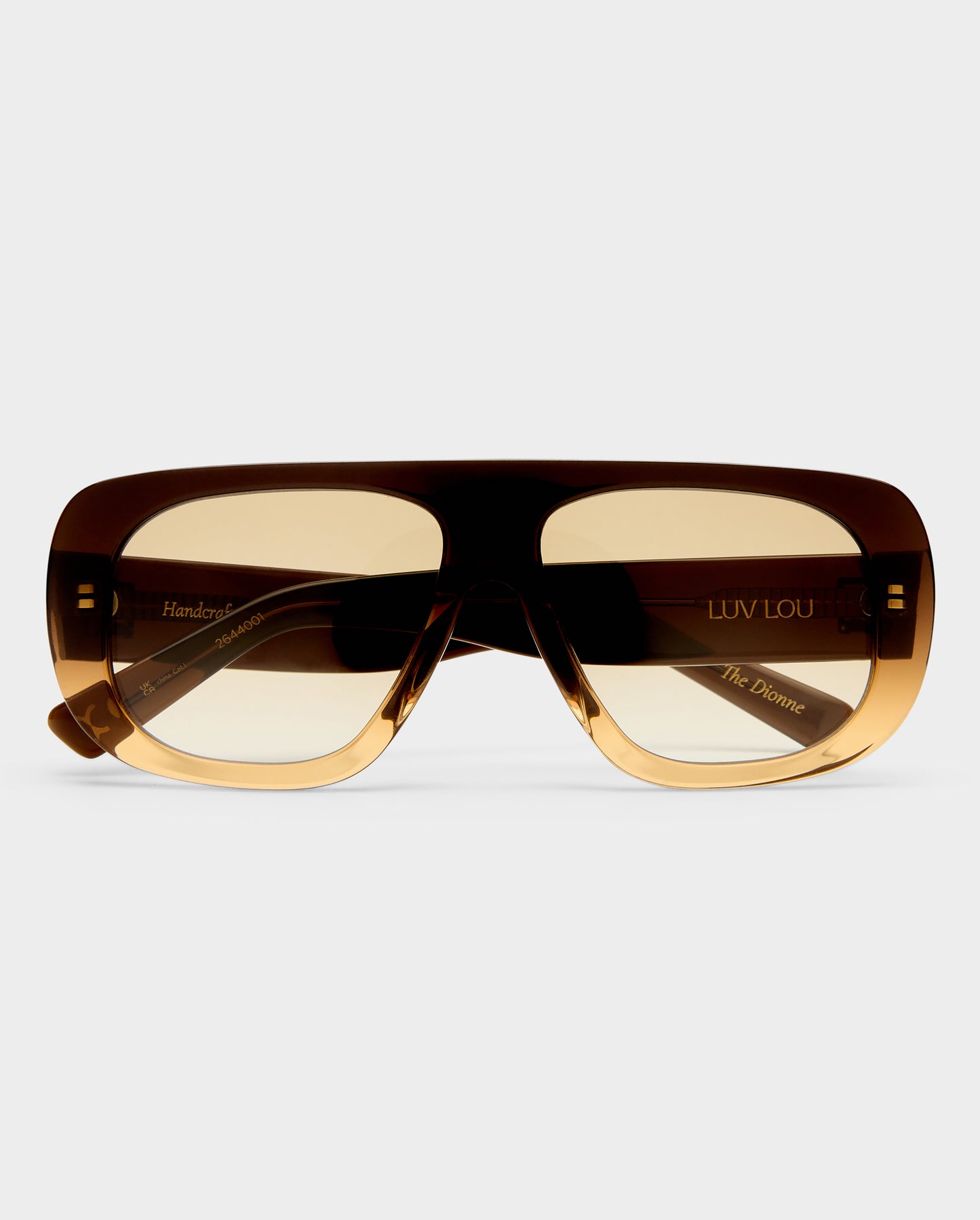The Dionne Cinnamon Female Aviator Sunglasses | Luv Lou