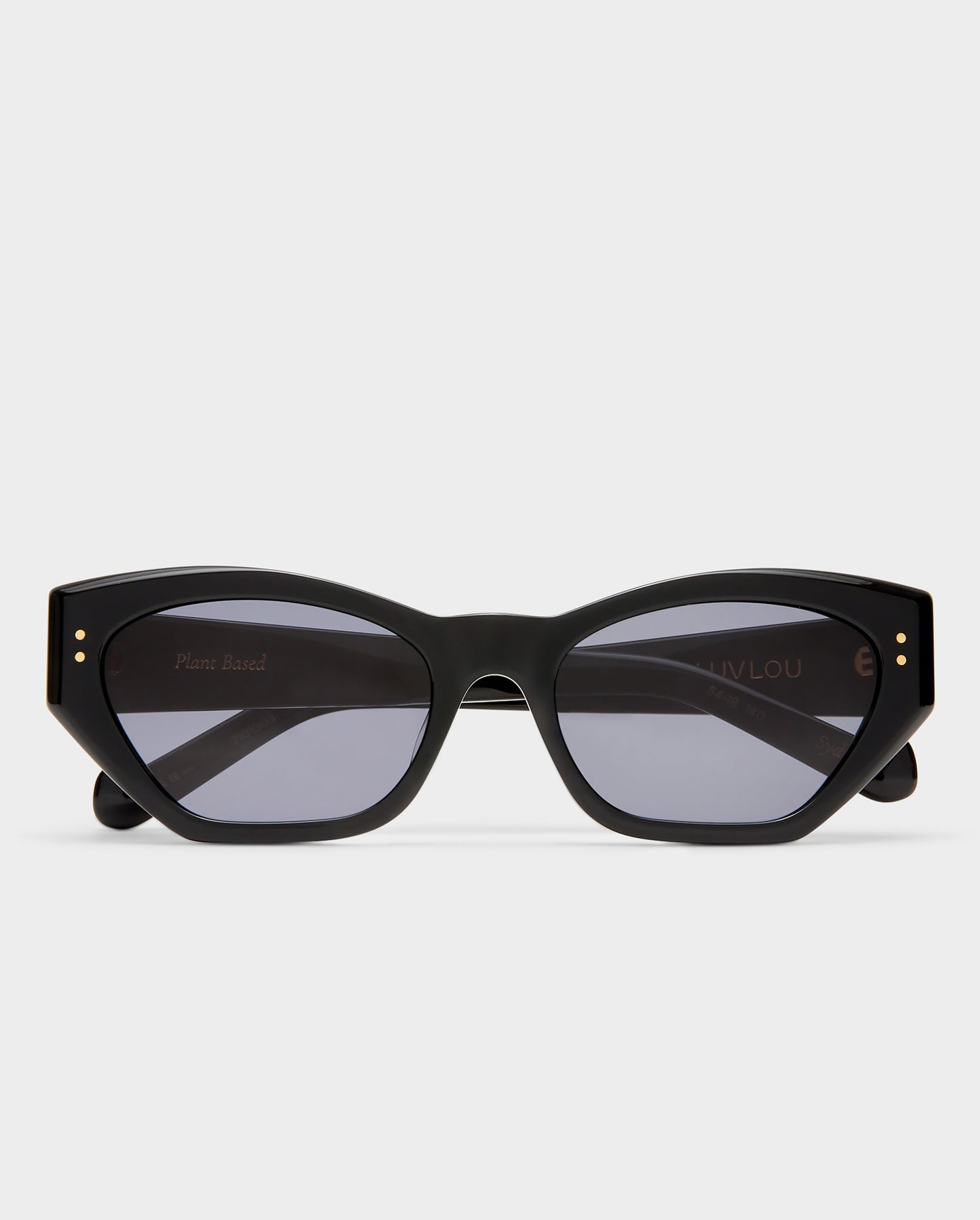 The Sydney Black Female Cat-Eye Sunglasses | Luv Lou