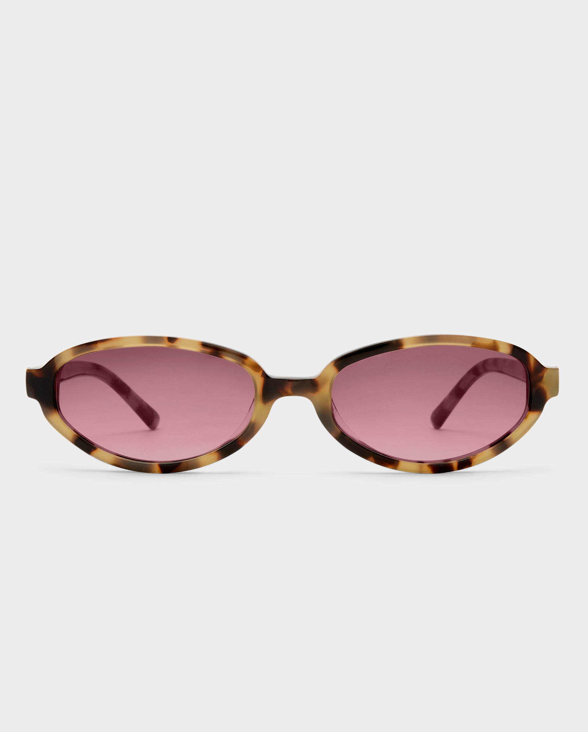 The Olive Mocha Tort Female Oval Sunglasses | Luv Lou