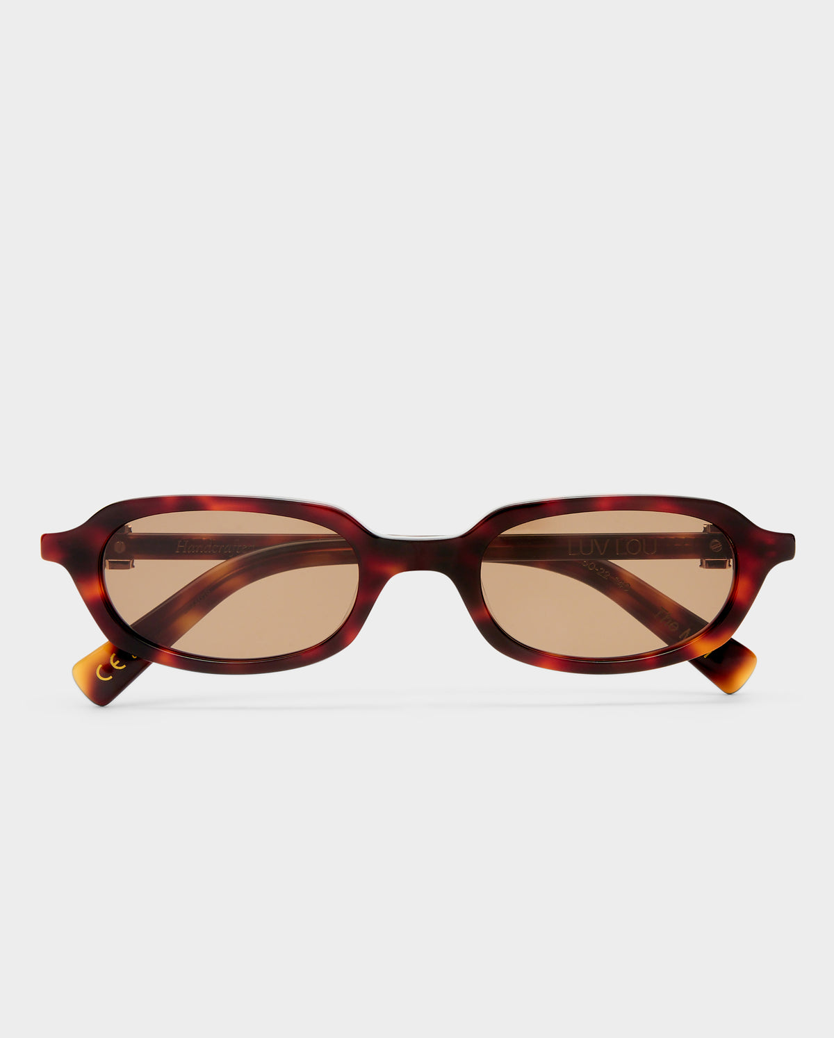 The Mimi Luxe Cherry Tort Female Rectangle Sunglasses | Luv Lou