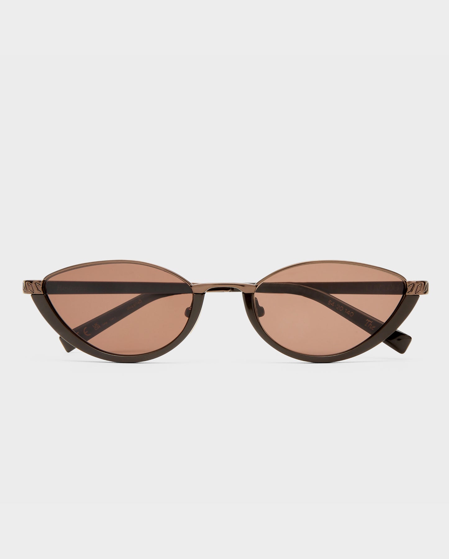 The Lia Bronze Female Cat-Eye Sunglasses | Luv Lou
