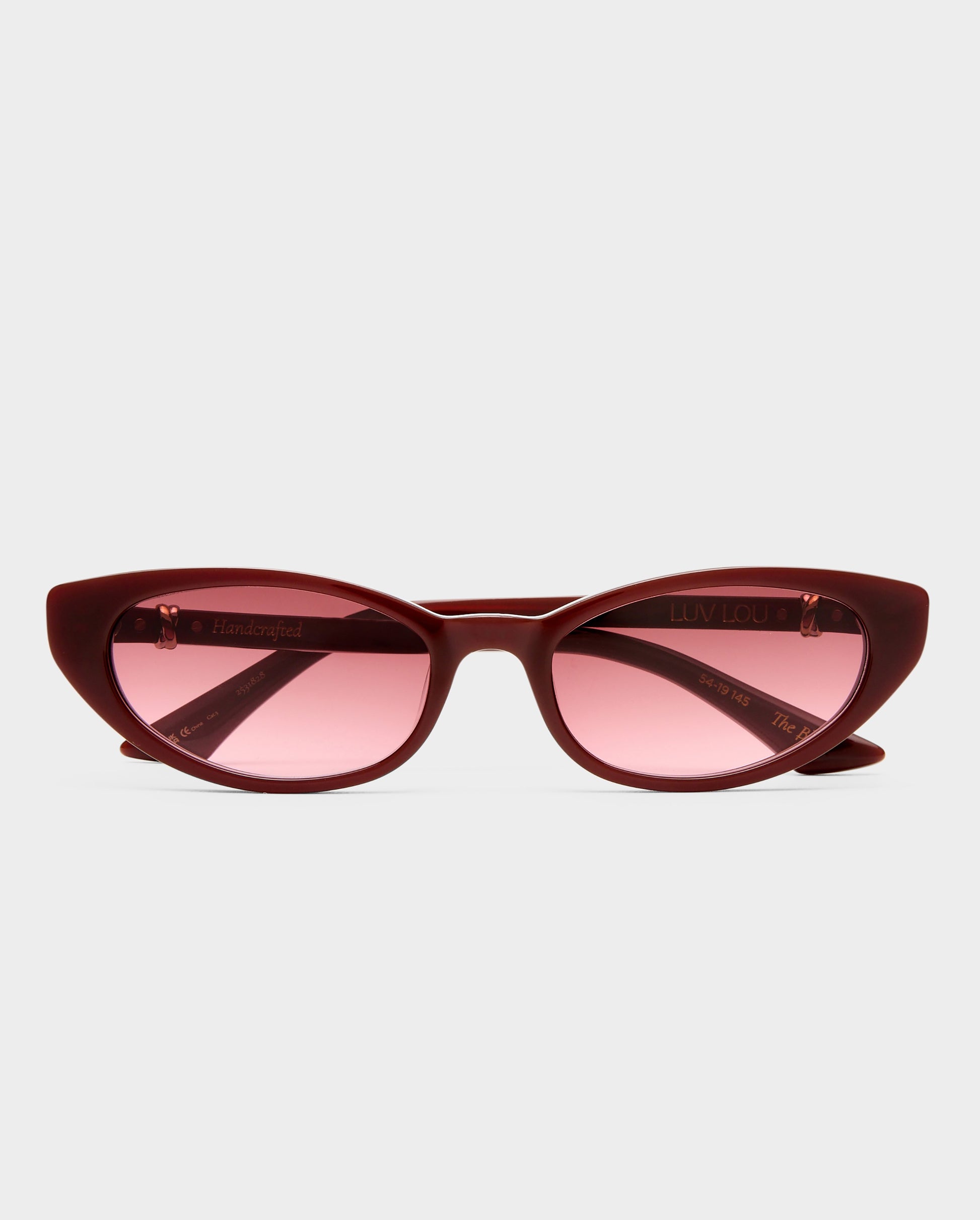 The Blair Cherry Female Cat-Eye Sunglasses | Luv Lou