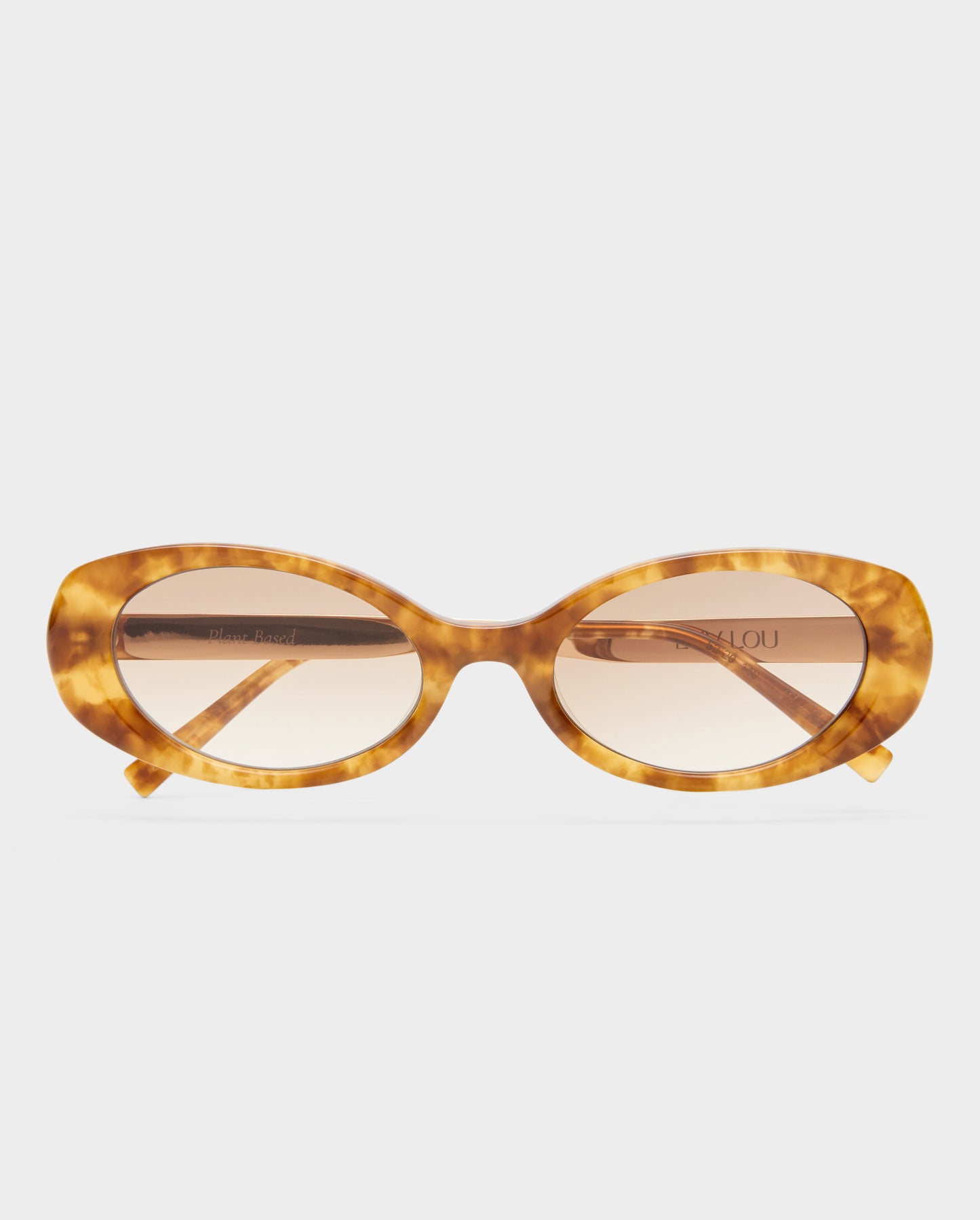 The Honey Vintage Haze Female Oval Sunglasses | Luv Lou