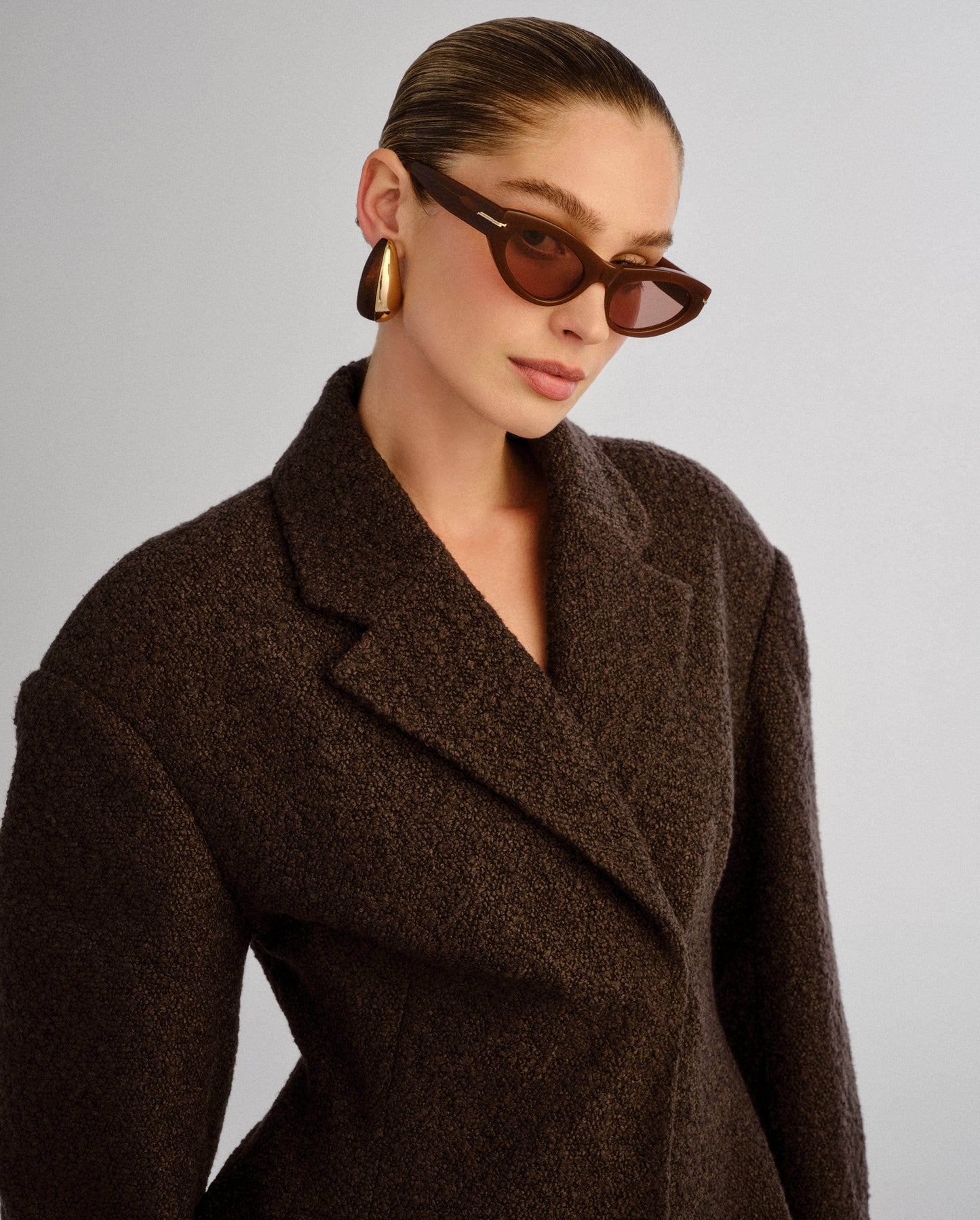 The Sofia Auburn Female Cat-Eye Sunglasses | Luv Lou