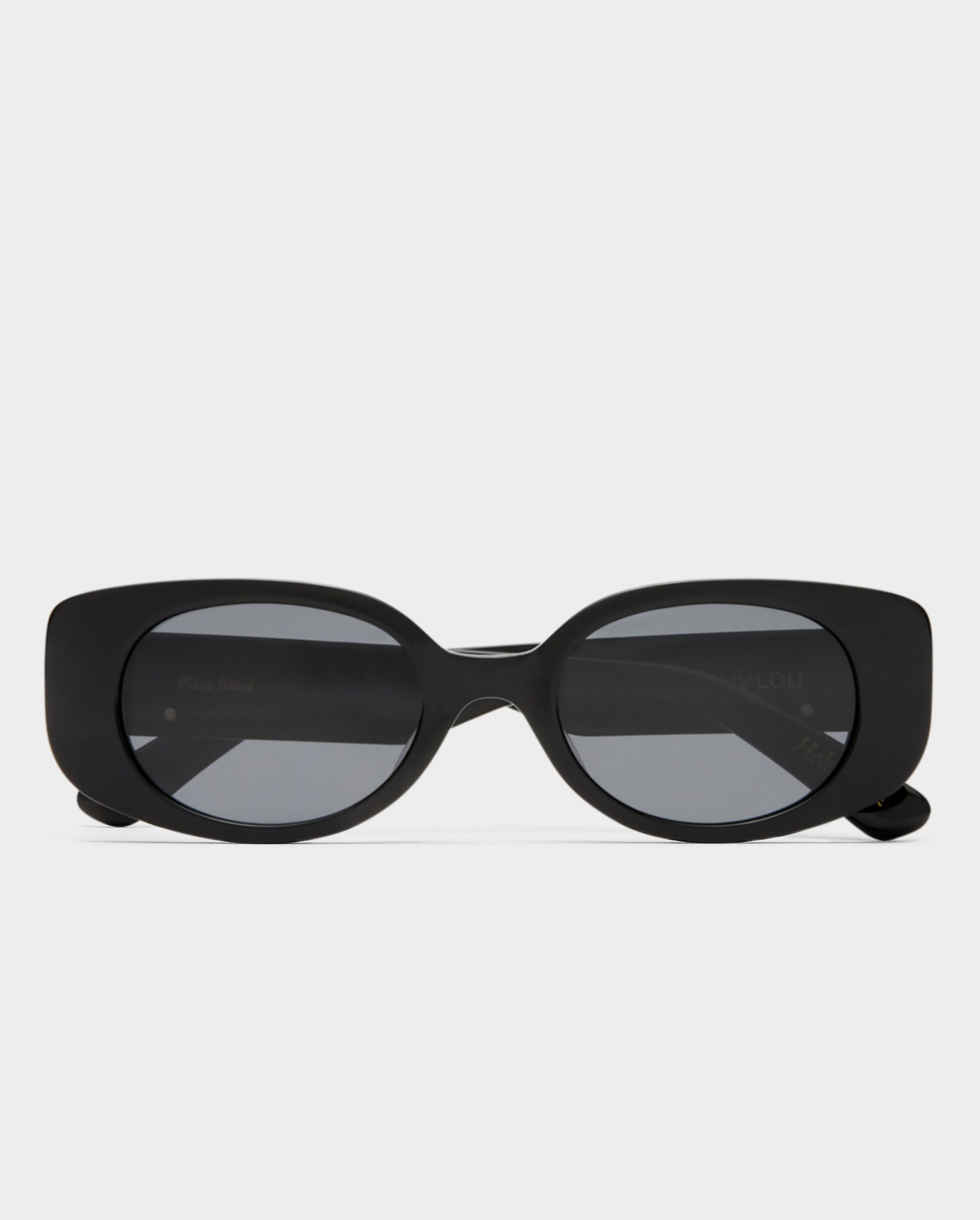 The Helena Black Female Rectangle Sunglasses | Luv Lou