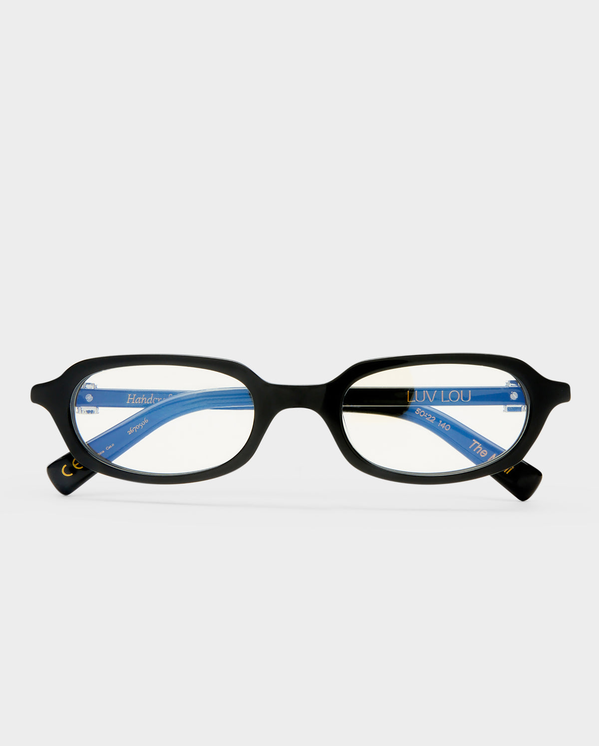 The Mimi Luxe Black Female Rectangle Blue Light | Luv Lou