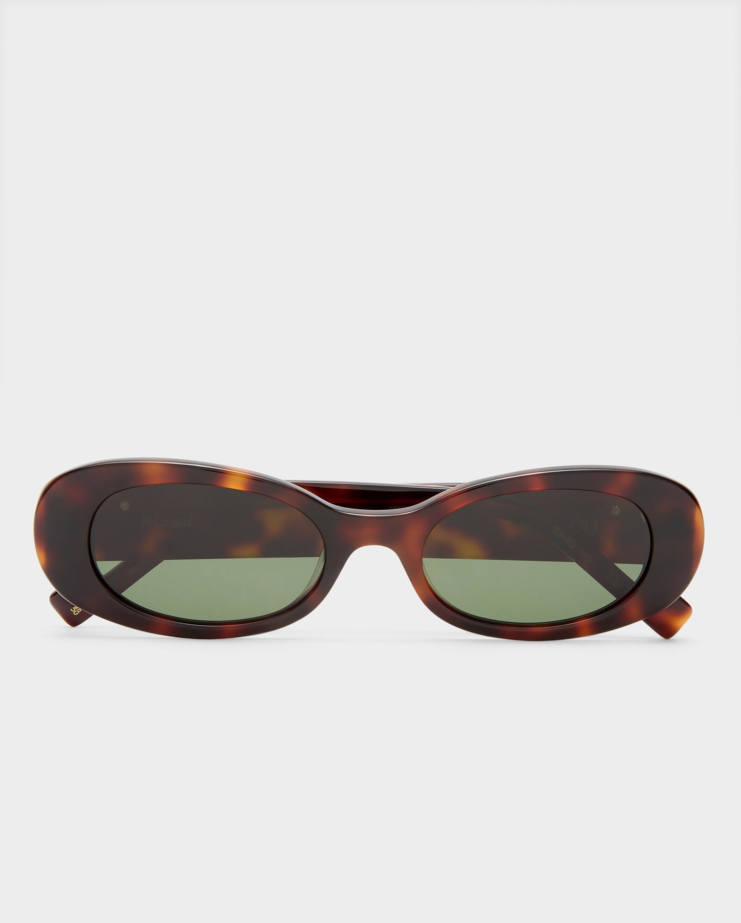 The Ellidy Dark Tort Female Oval Sunglasses | Luv Lou