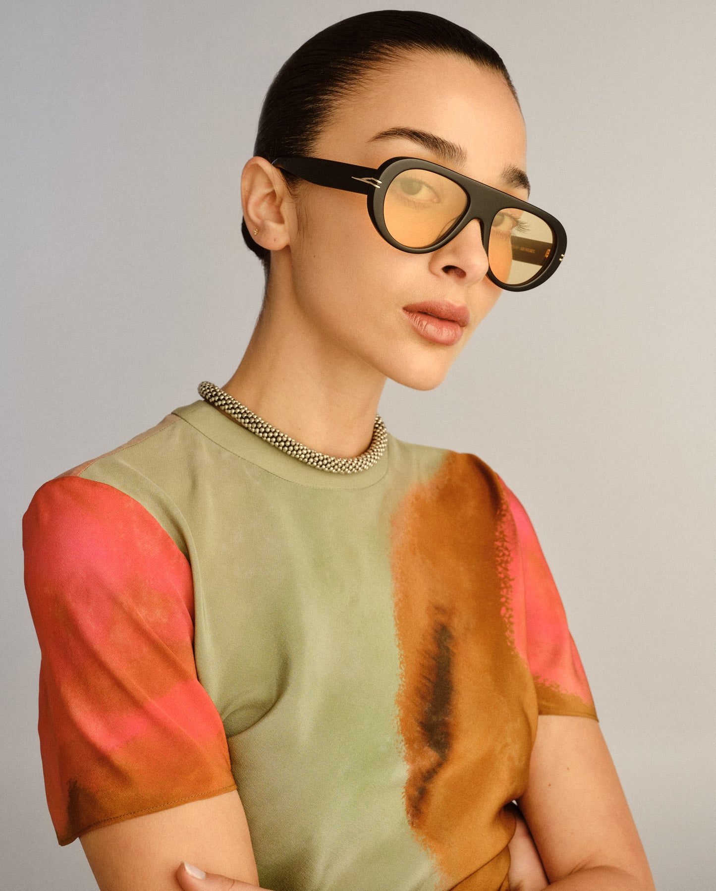 The Ash Black Female Aviator Sunglasses | Luv Lou