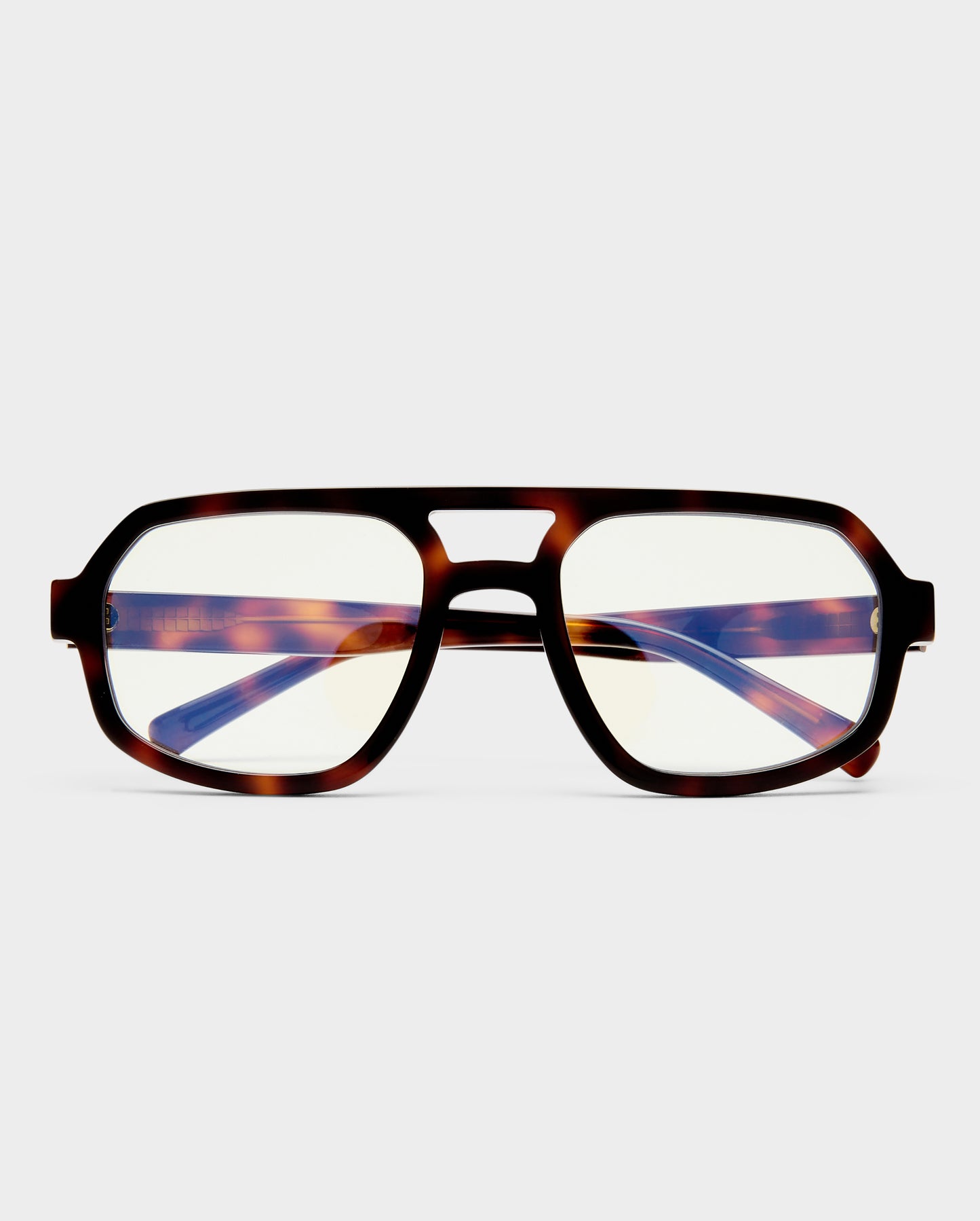 The Banks Classic Tort Female Aviator Blue Light | Luv Lou