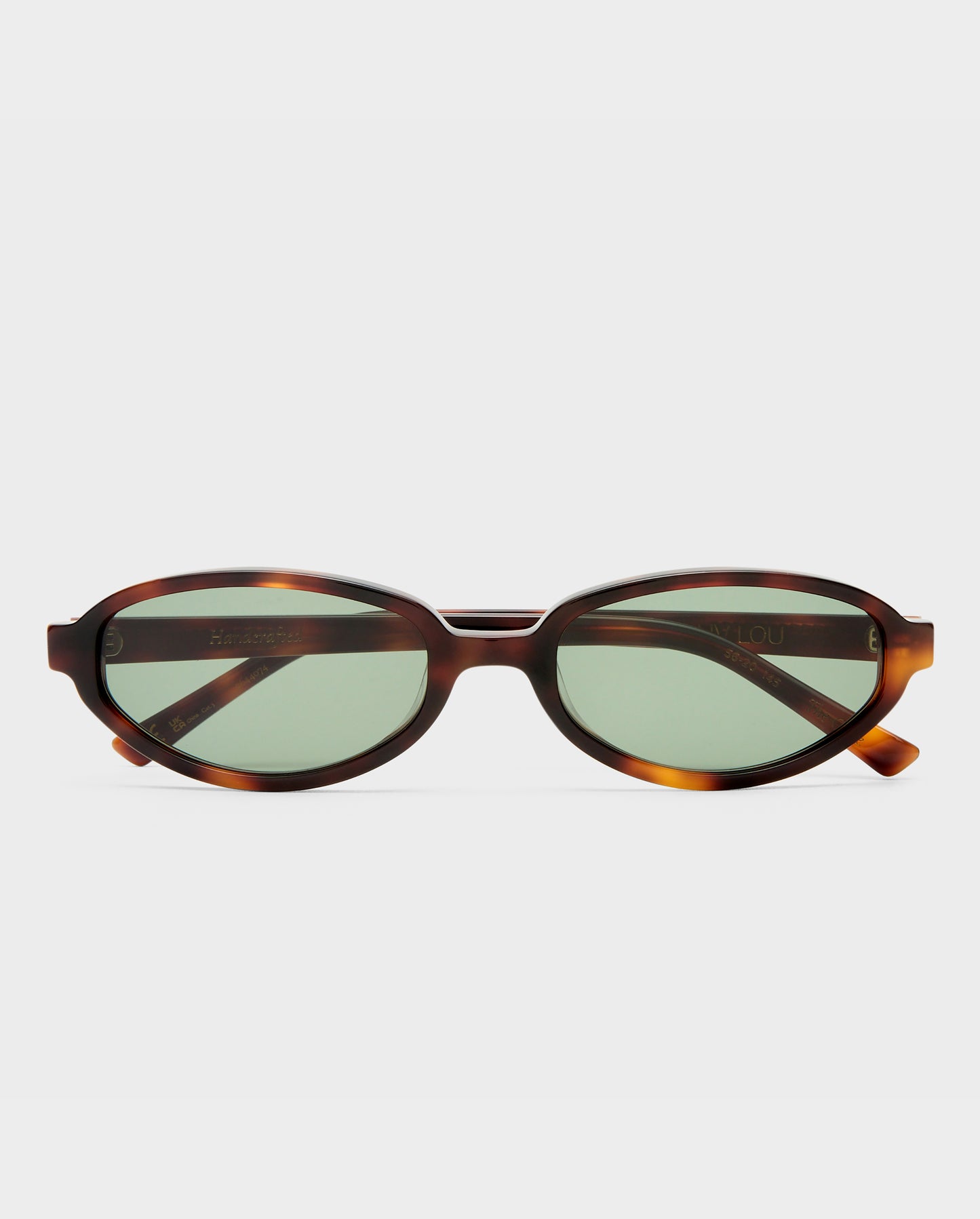 The Olive Tort Female Oval Sunglasses | Luv Lou