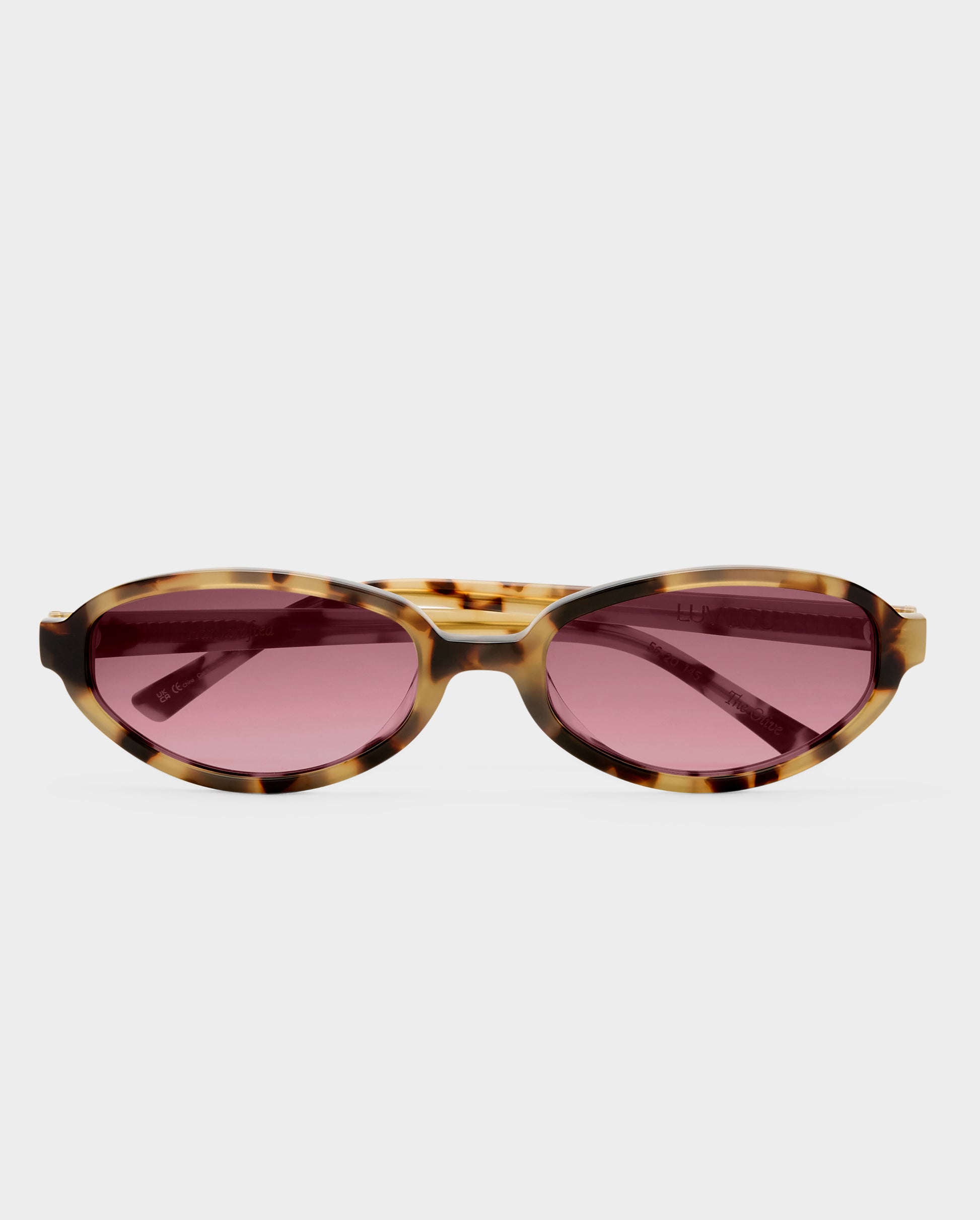 The Olive Mocha Tort Female Oval Sunglasses | Luv Lou