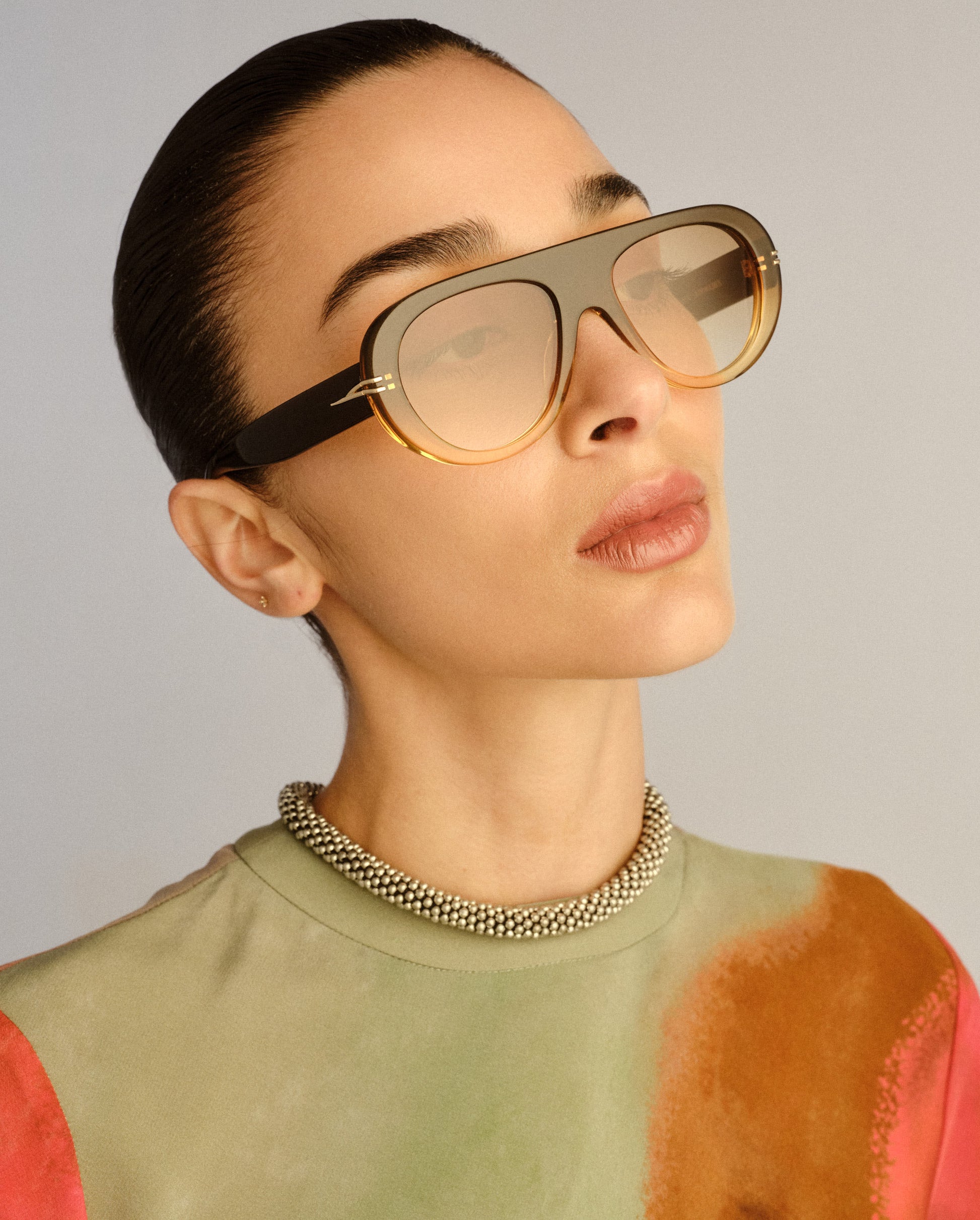 The Ash Cinnamon Female Aviator Sunglasses | Luv Lou