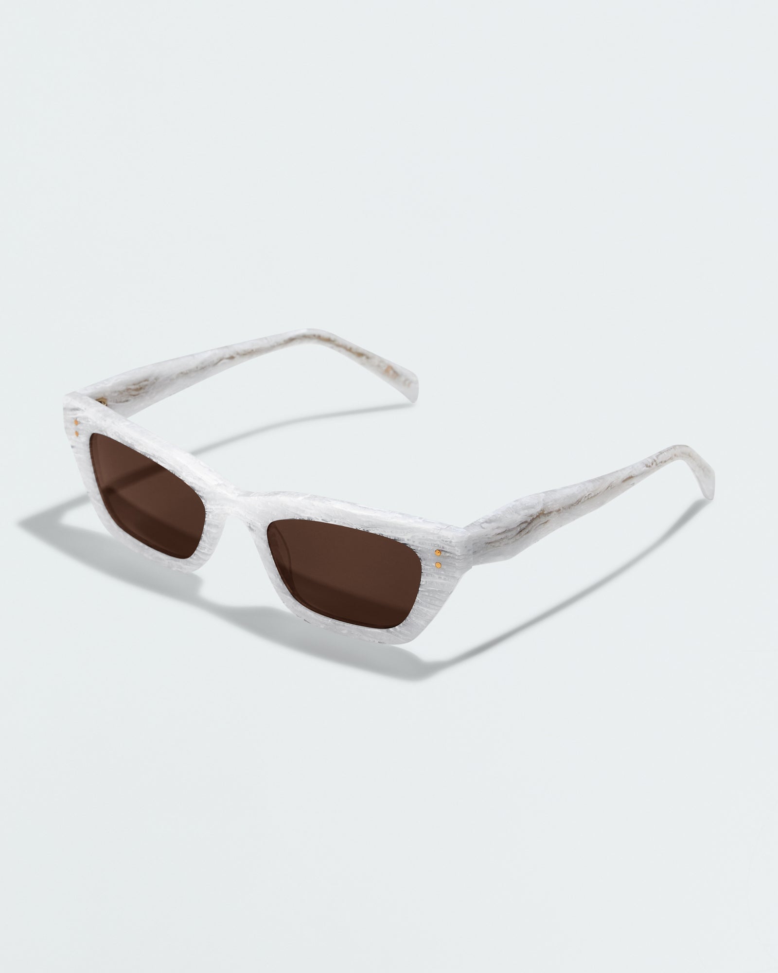 The Ru Coconut Female Cat-Eye Sunglasses | Luv Lou