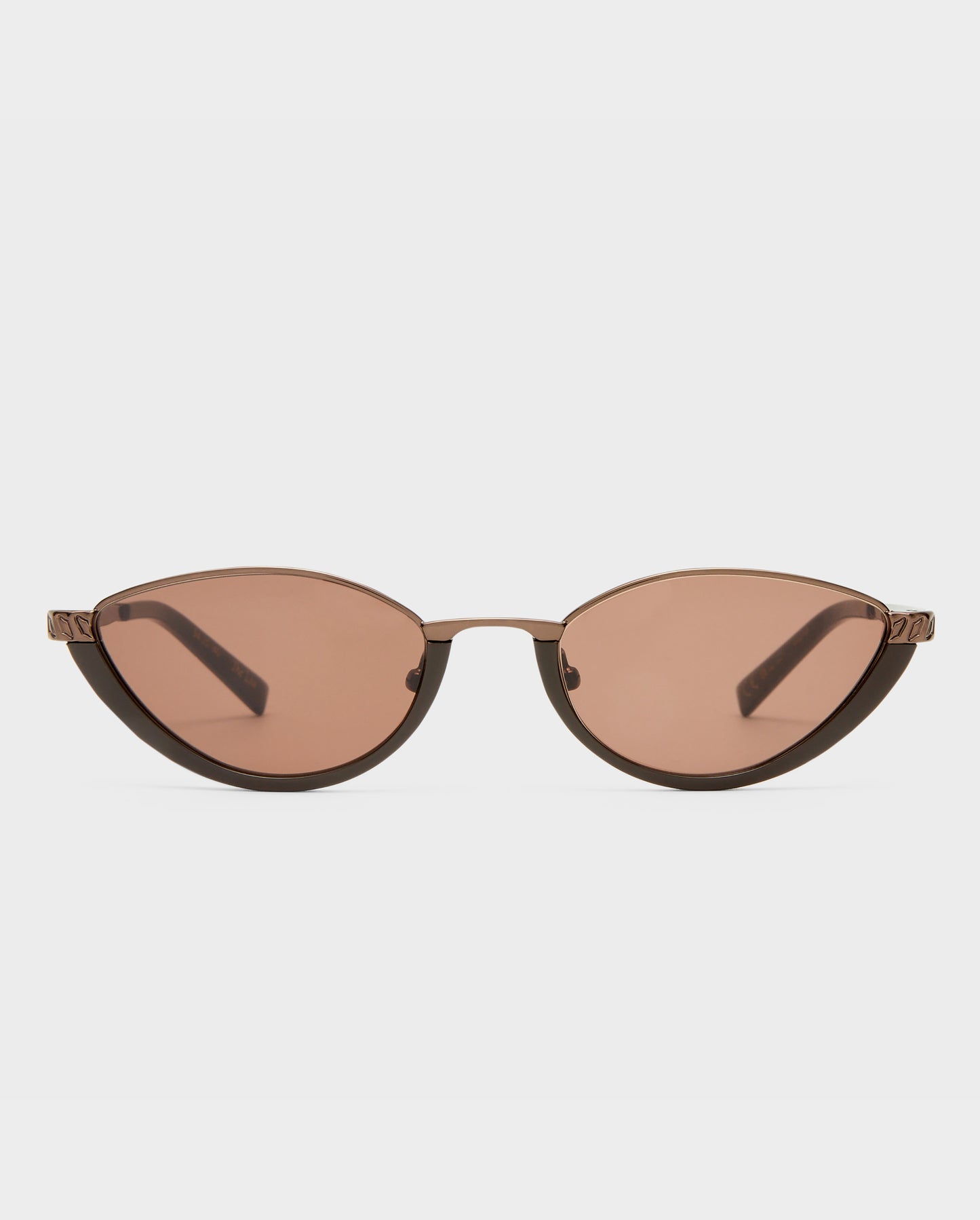The Lia Bronze Female Cat-Eye Sunglasses | Luv Lou