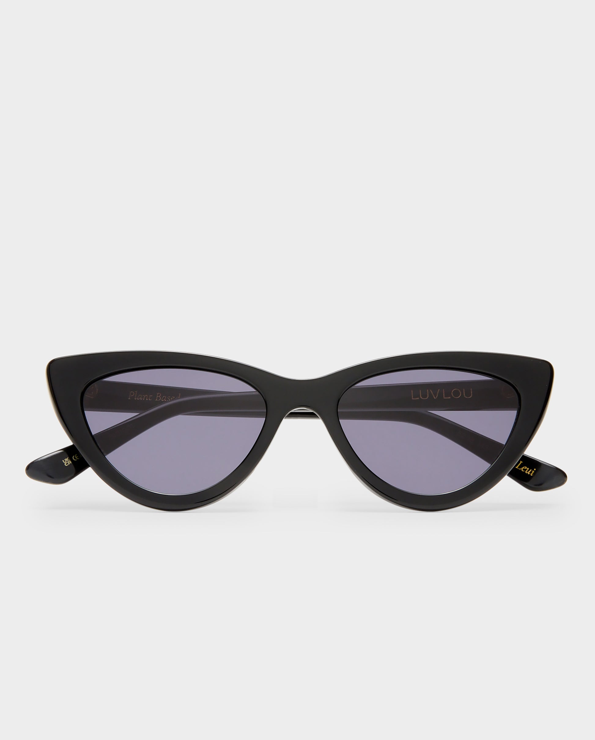 The Leui Black Female Cat-Eye Sunglasses | Luv Lou