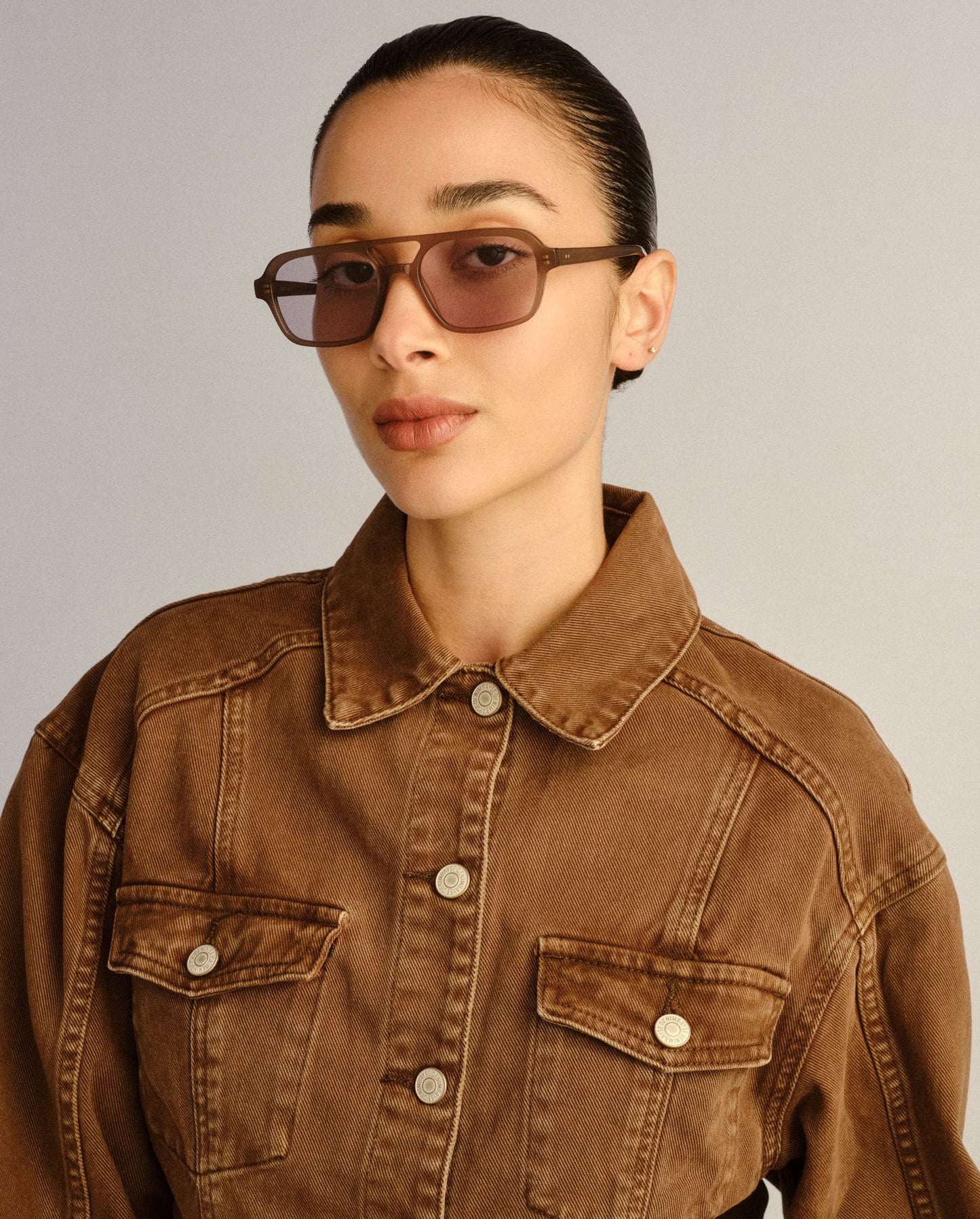 The Dusty Mushroom Female Aviator Sunglasses | Luv Lou