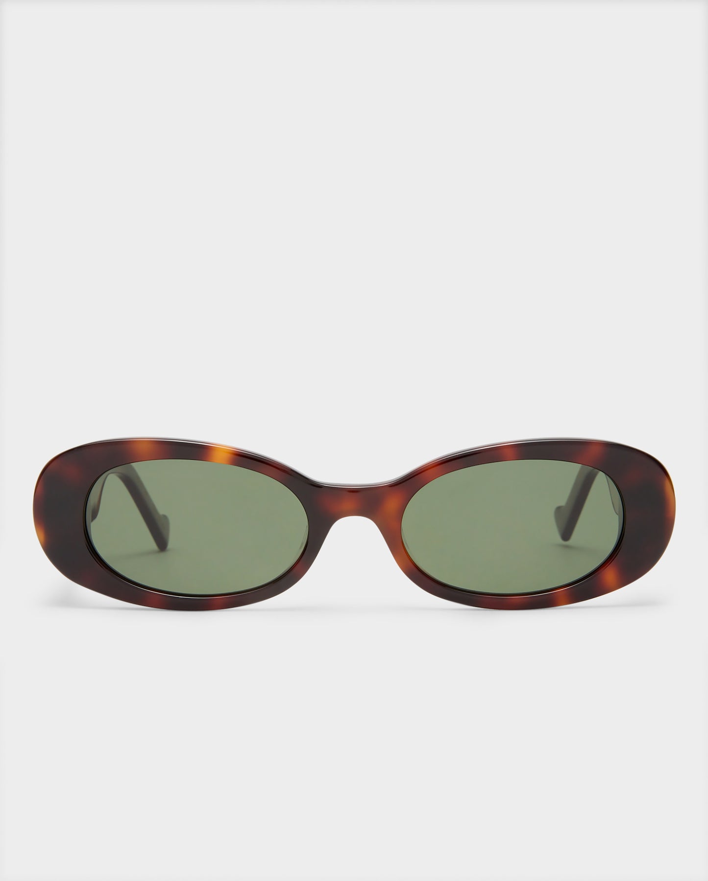 The Ellidy Dark Tort Female Oval Sunglasses | Luv Lou