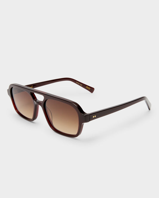 The Dusty Wine Female Aviator Sunglasses | Luv Lou