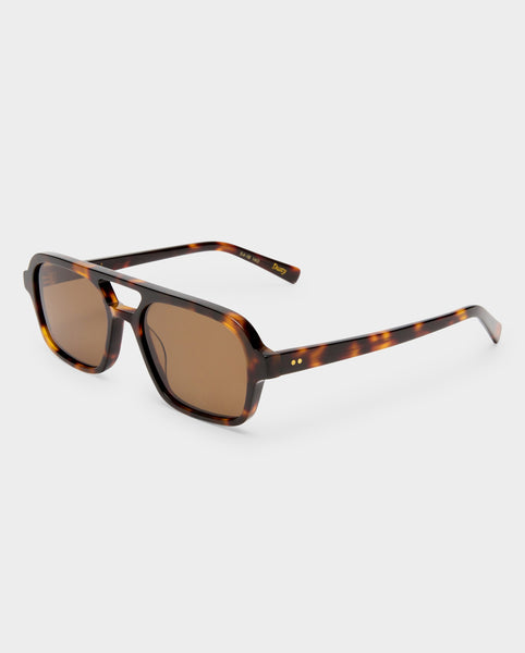 The Dusty Classic Tort Female Aviator Sunglasses | Luv Lou