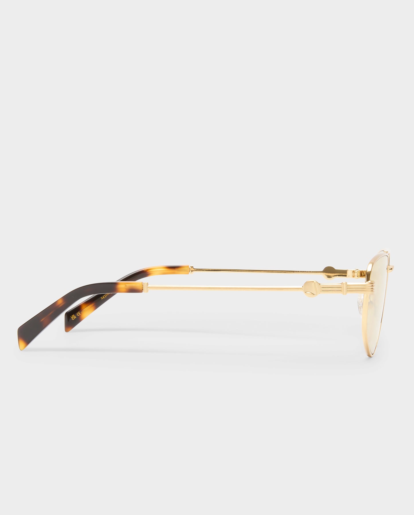 The Harvey Brushed Gold Female Aviator Sunglasses | Luv Lou