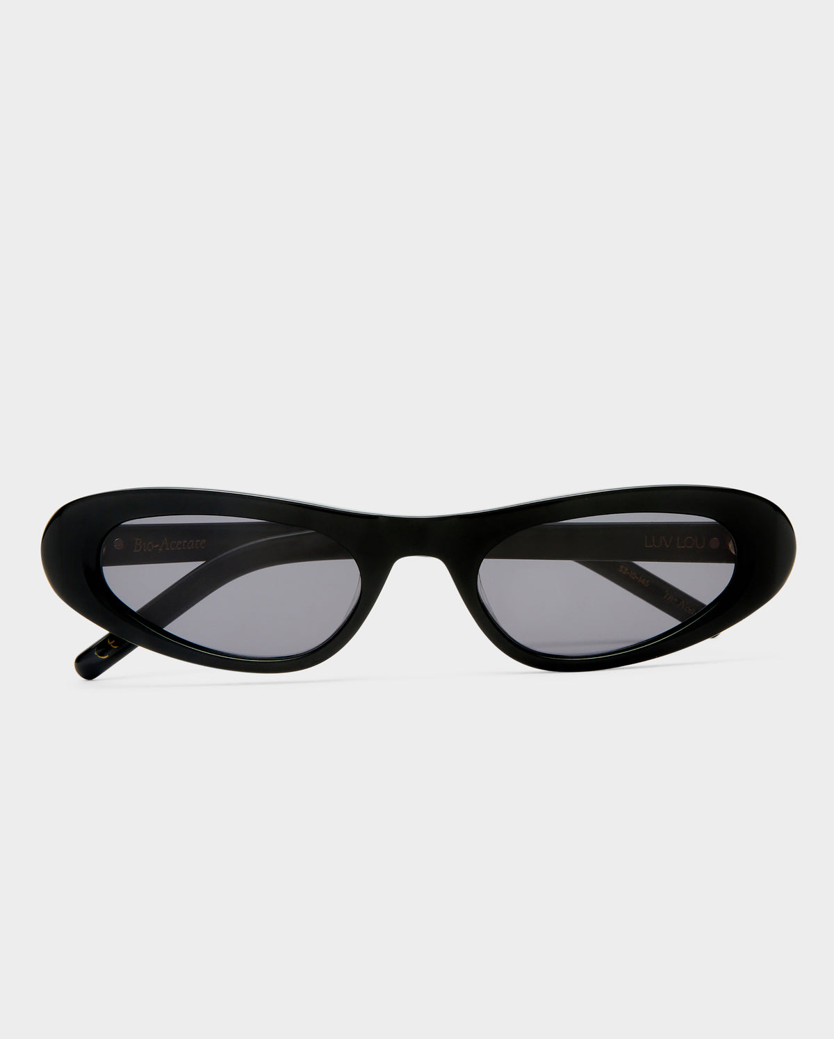 The Noa Black Female Cat-Eye Sunglasses | Luv Lou