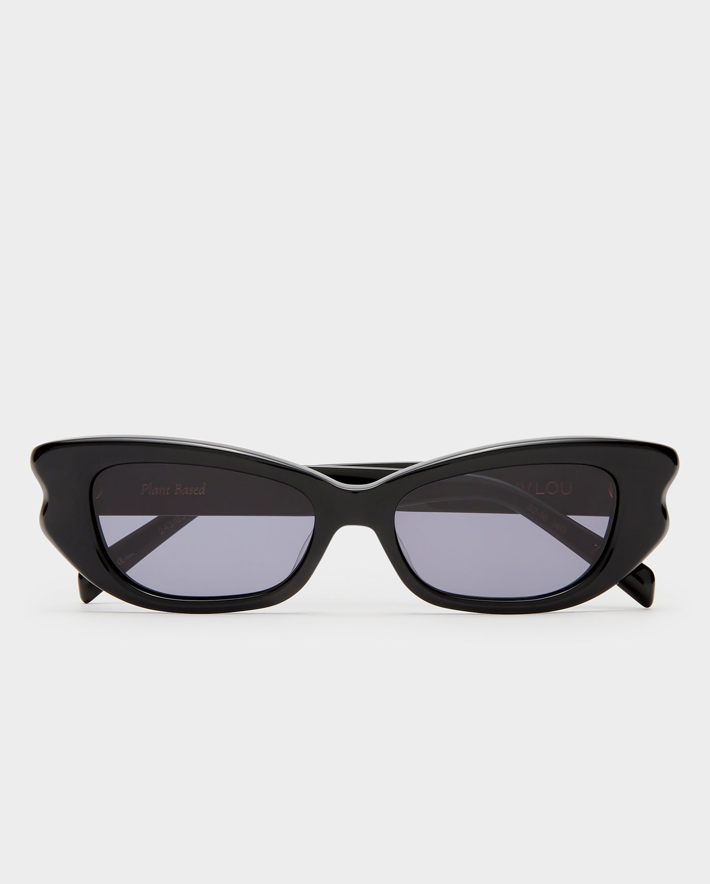 The Elle Black Female Cat-Eye Sunglasses | Luv Lou