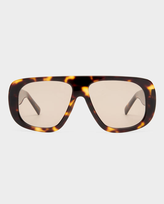 The Dionne Crystal Tort Female Aviator Sunglasses | Luv Lou