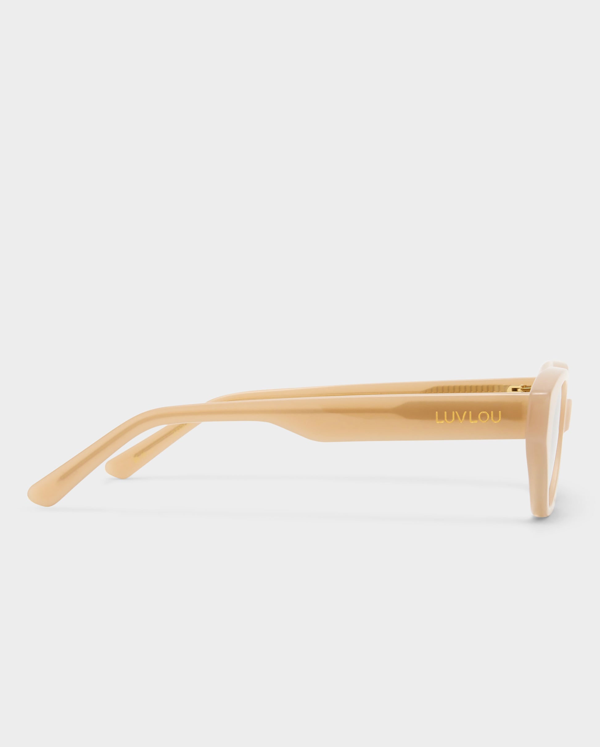 The Lakey Beige Female Cat-Eye Sunglasses | Luv Lou