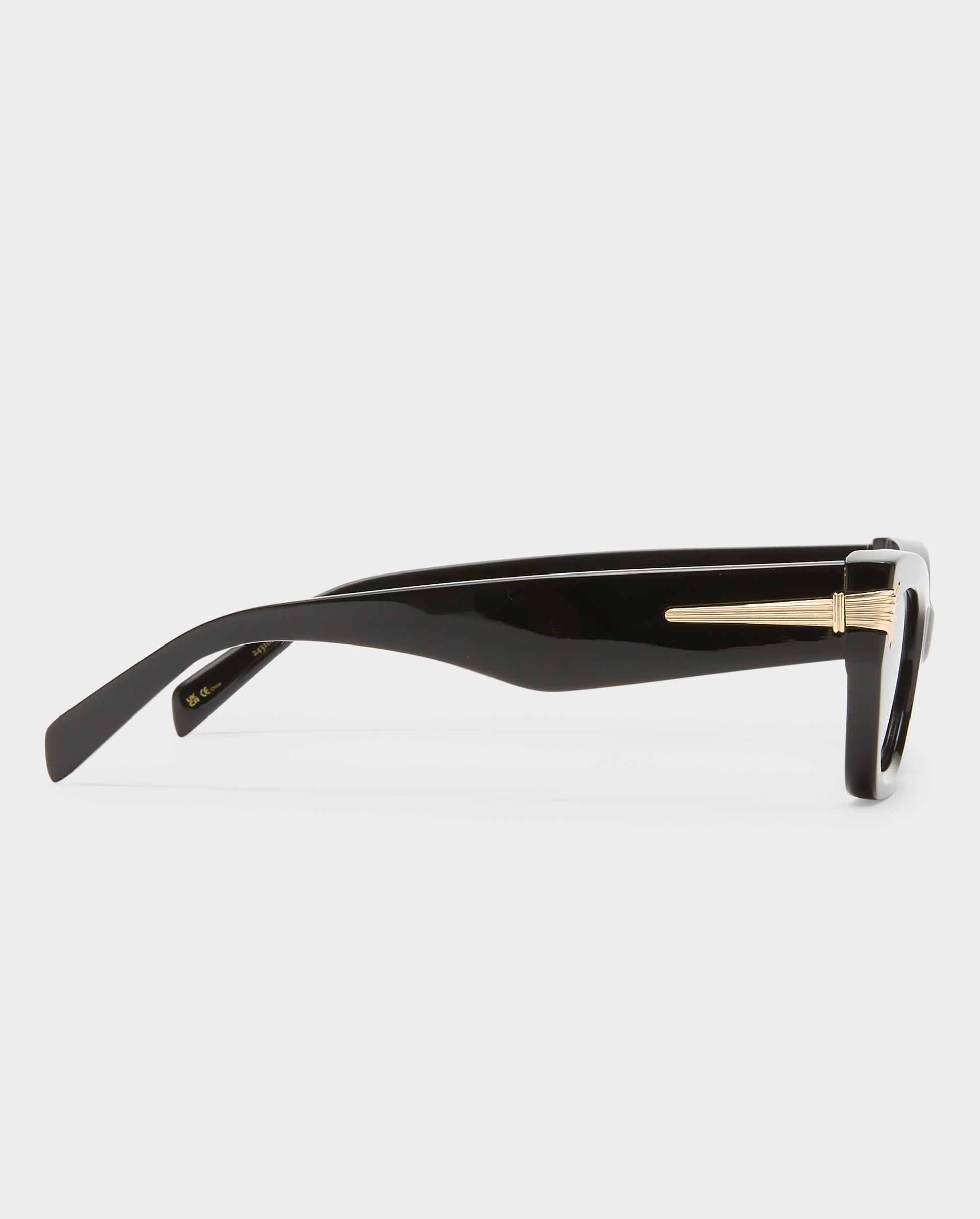 The Cameron Black Female Cat-Eye Sunglasses | Luv Lou