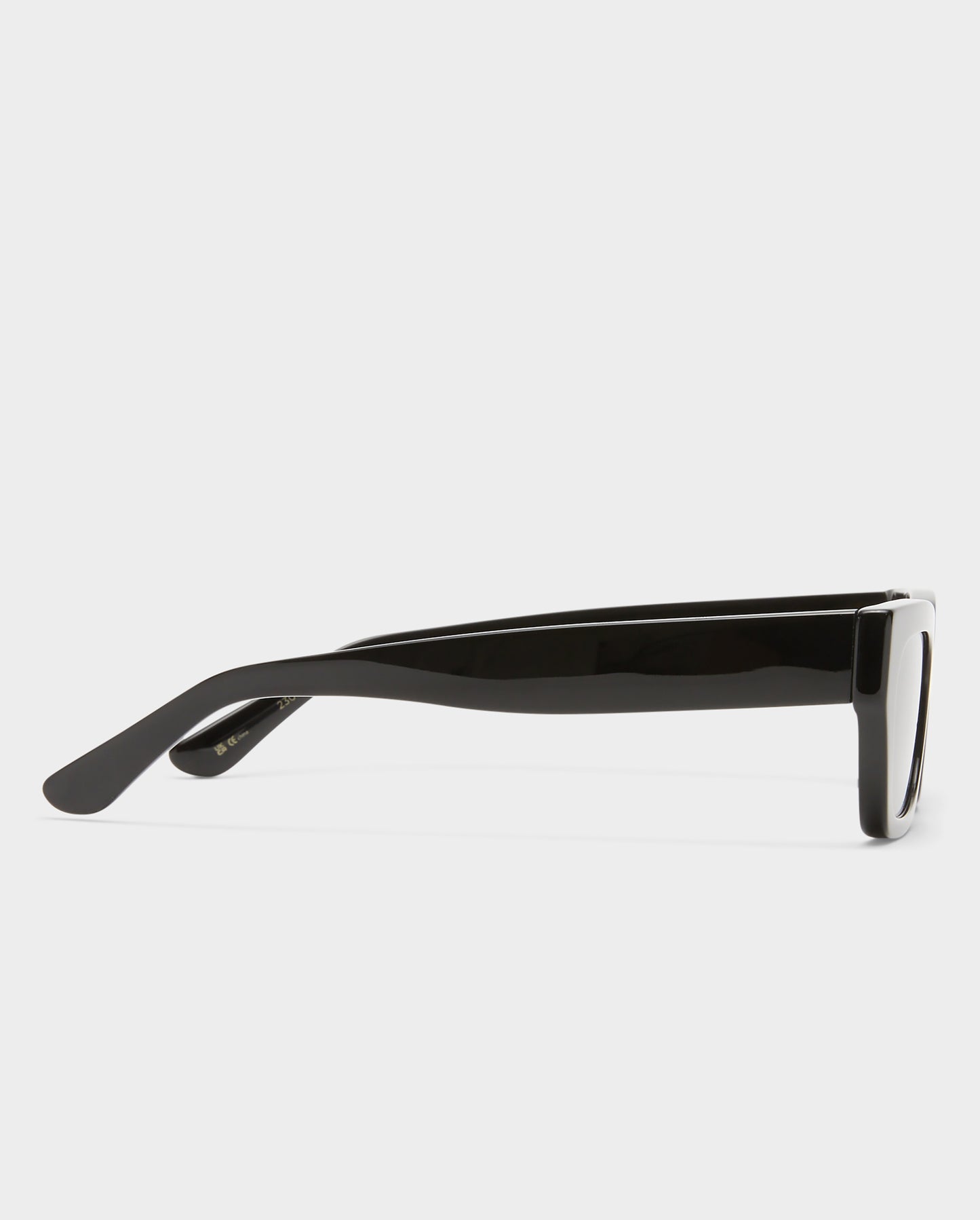 The Gigi Black Female Rectangle Sunglasses | Luv Lou