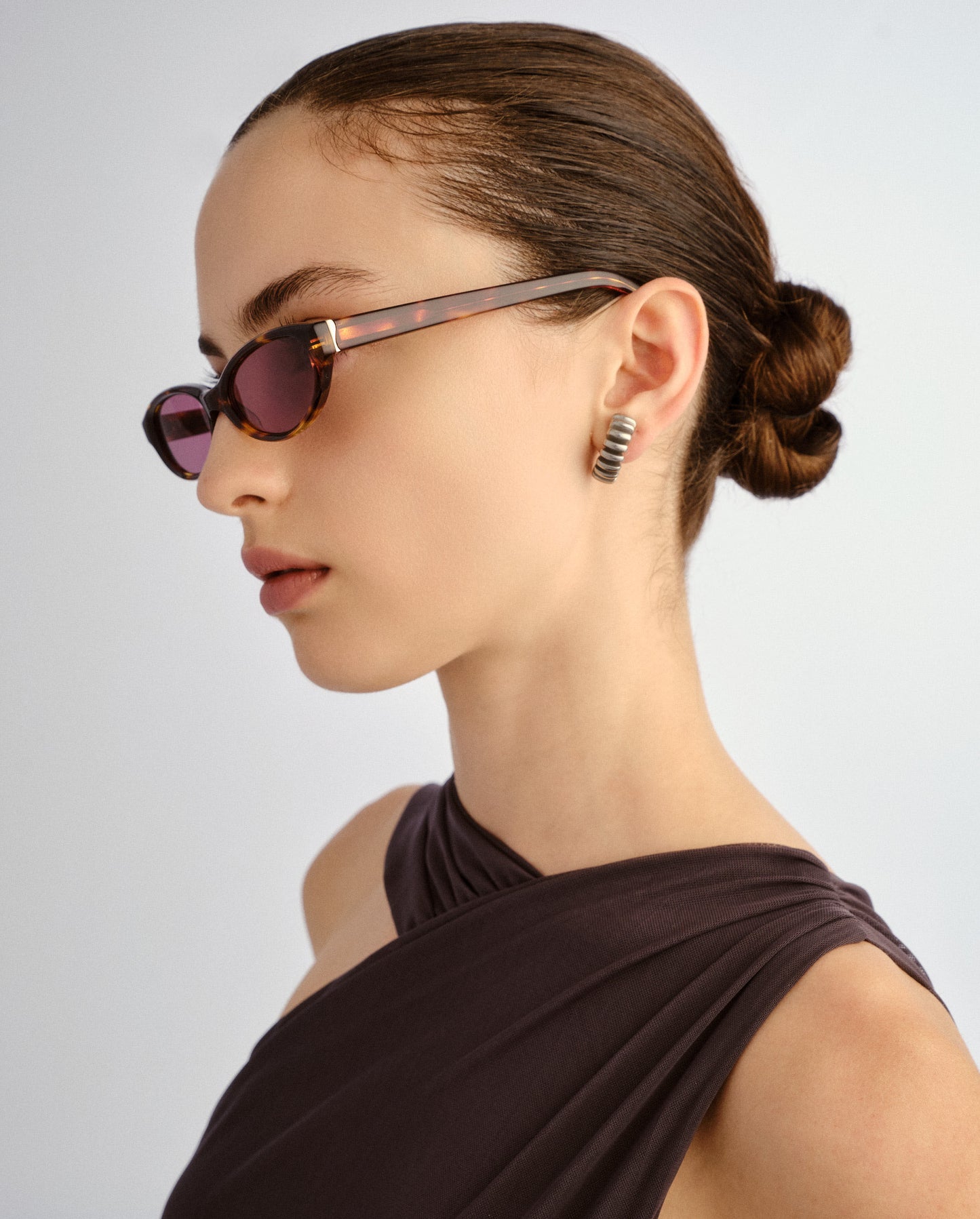 The Petra Crystal Tort Female Cat-Eye Sunglasses | Luv Lou