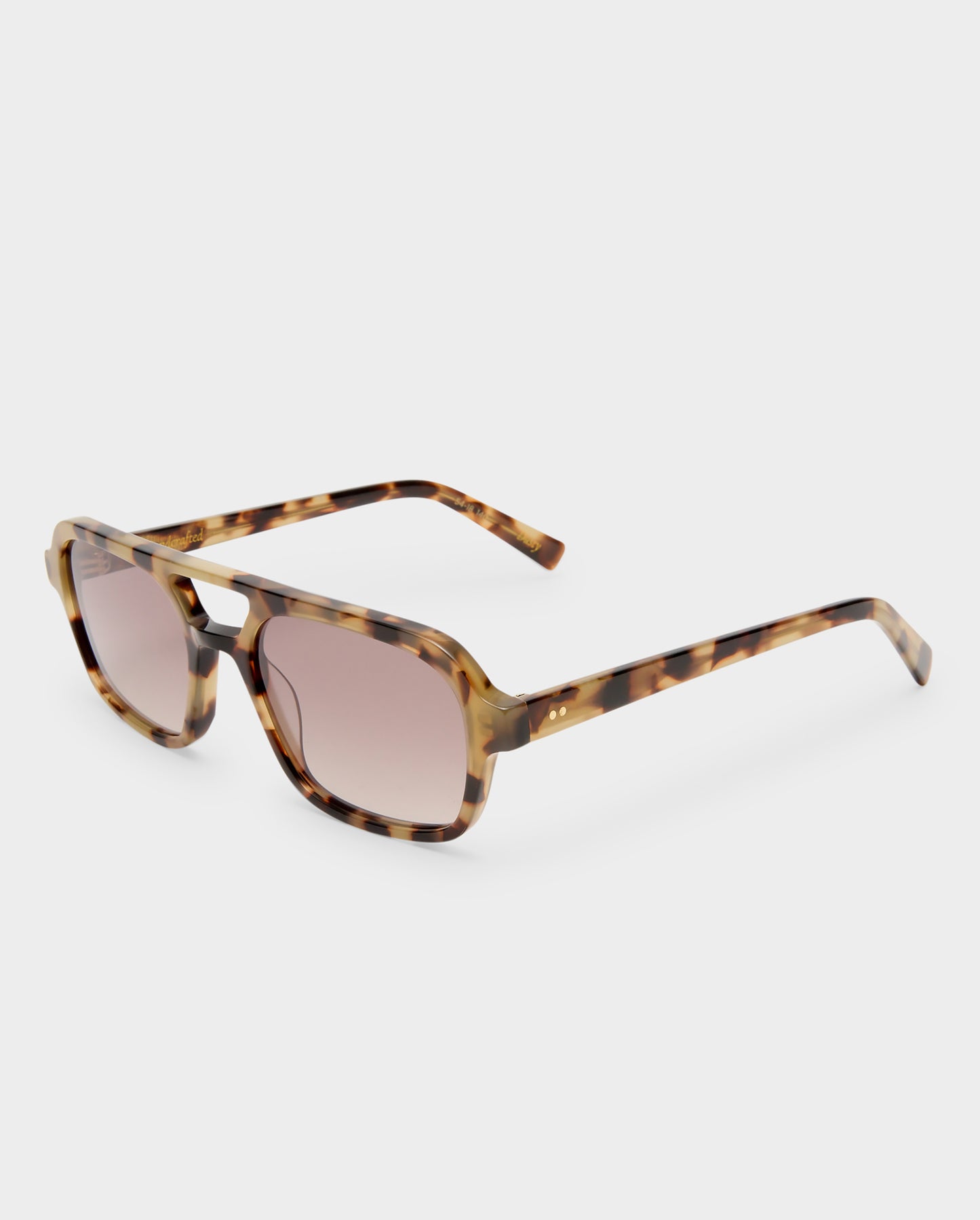 The Dusty Mocha Tort Female Aviator Sunglasses | Luv Lou