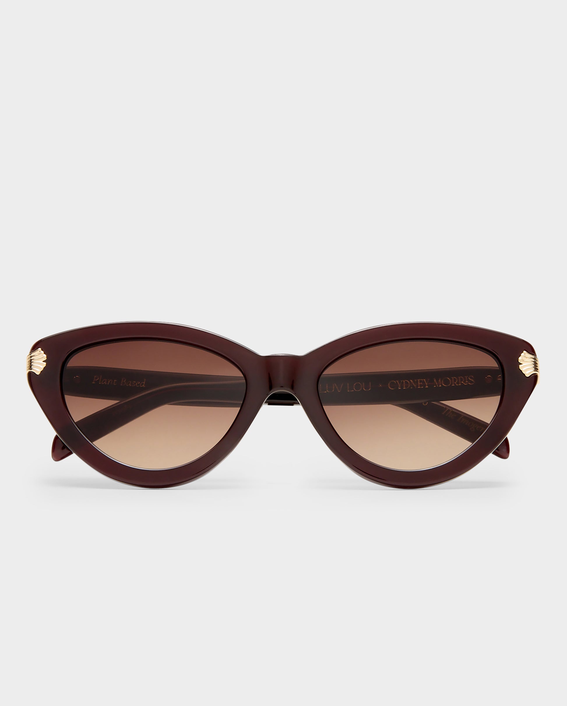 The Imogen Wine Female Cat-Eye Sunglasses | Luv Lou