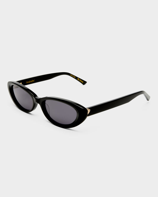 The Sonny Black Female Cat-Eye Sunglasses | Luv Lou