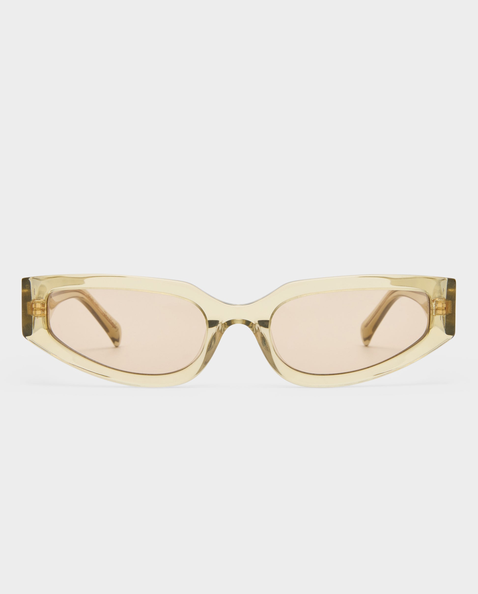 The Hayley Sage Crystal Female Cat-Eye Sunglasses | Luv Lou