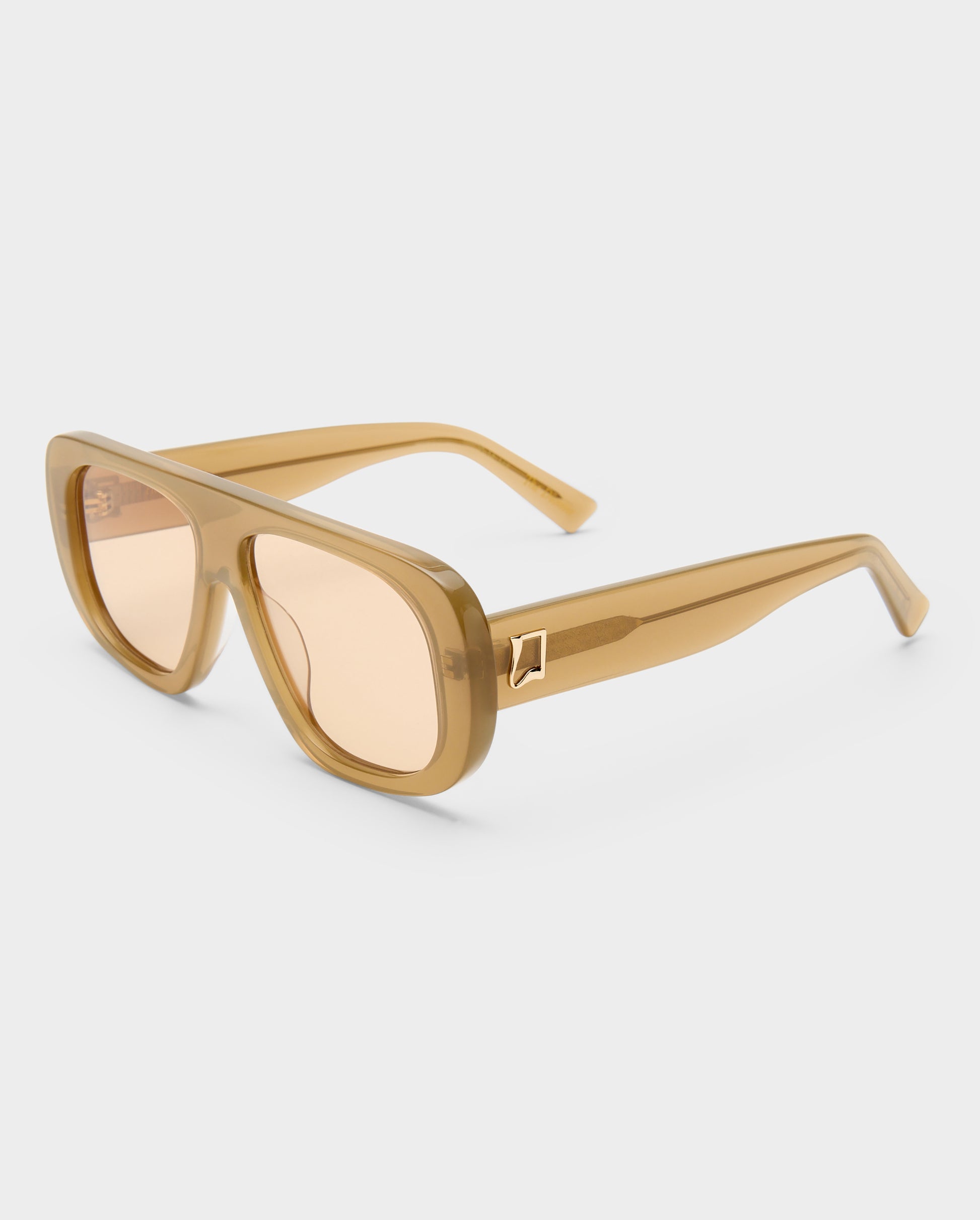 The Dionne Clay Female Aviator Sunglasses | Luv Lou