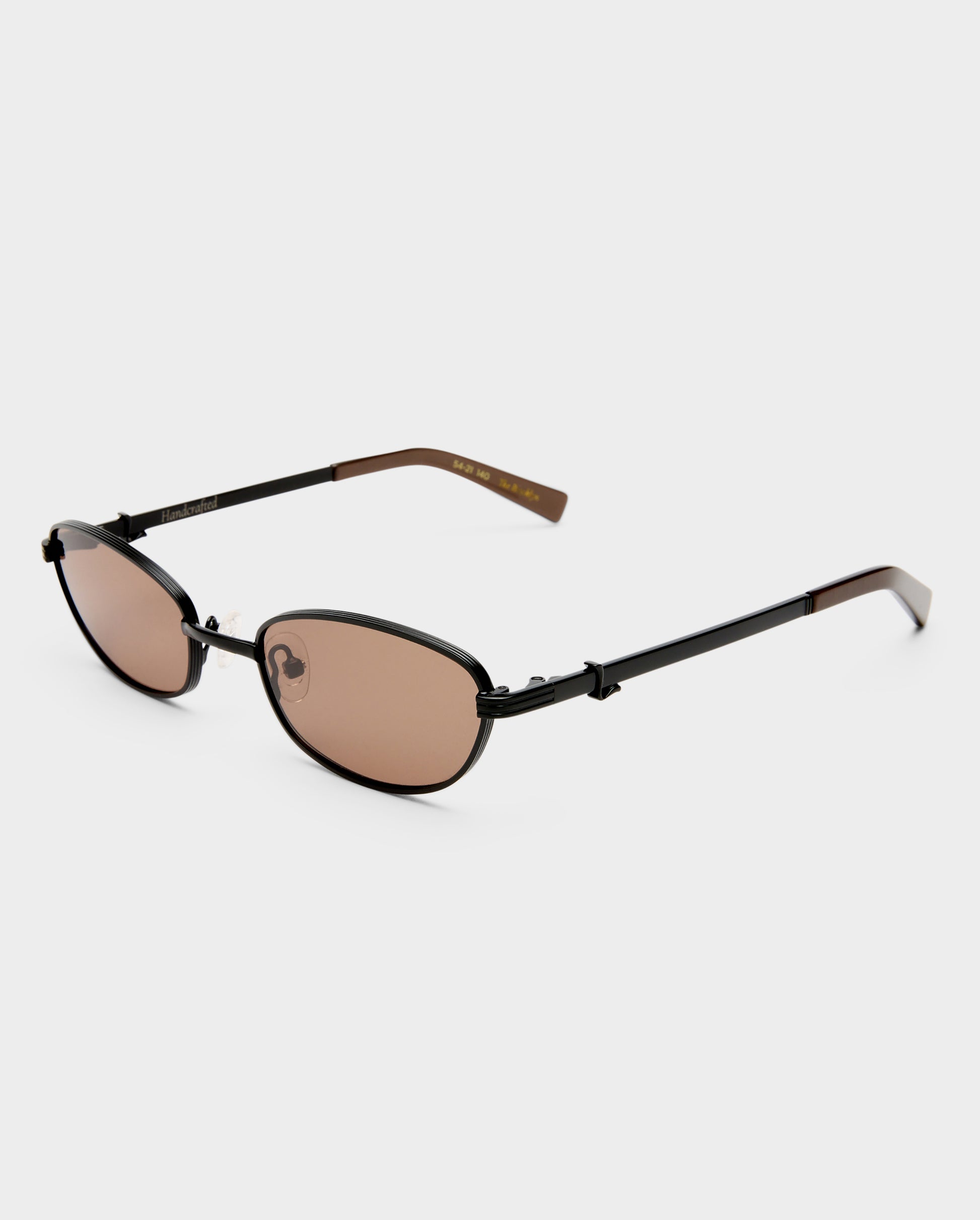 The Brooklyn Black Female Oval Sunglasses | Luv Lou