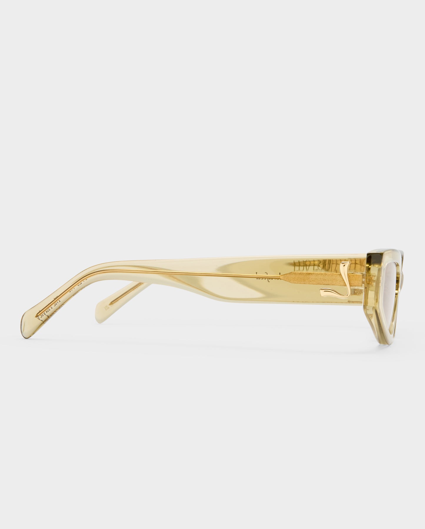 The Hayley Sage Crystal Female Cat-Eye Sunglasses | Luv Lou